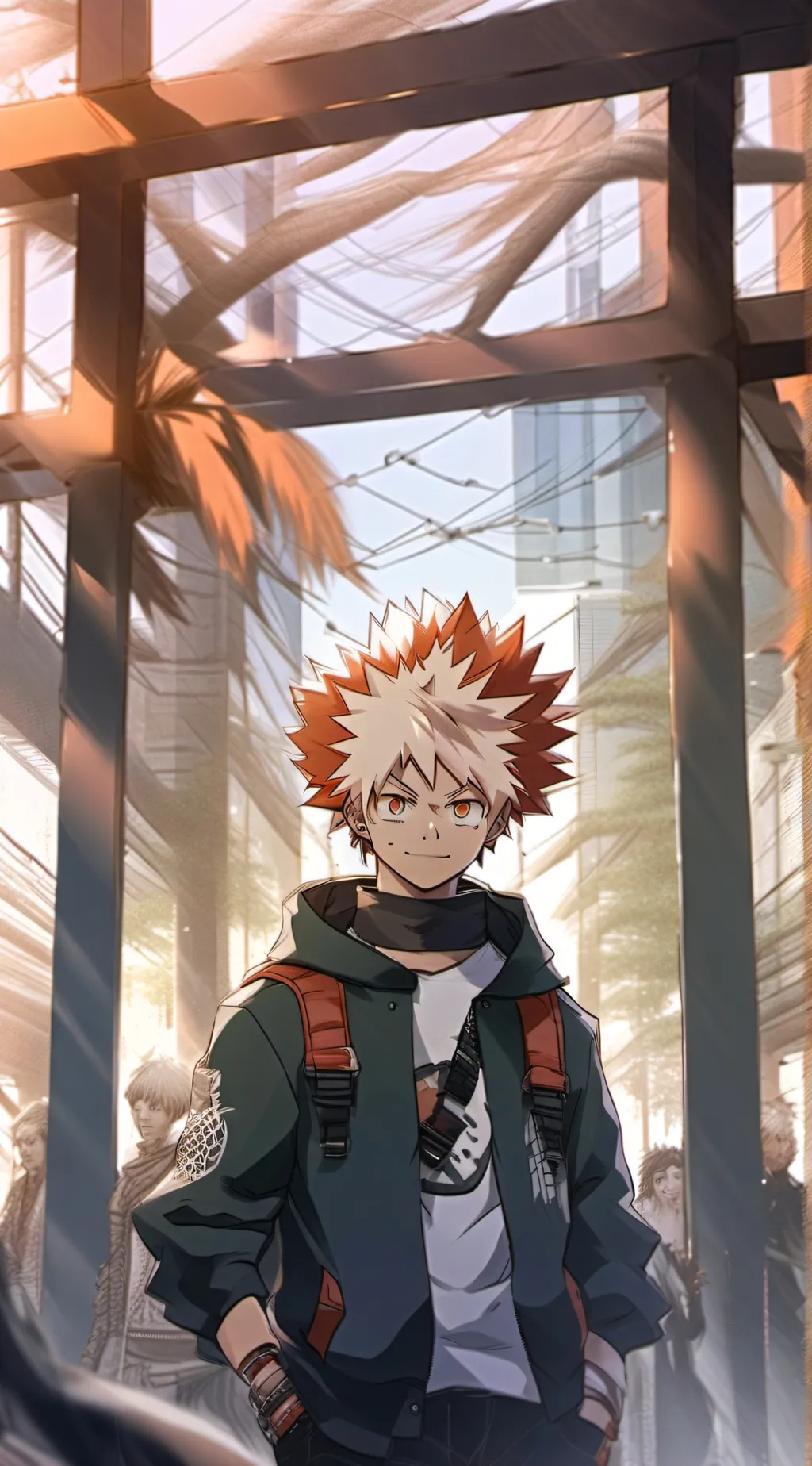 ai character: Bakugo  background