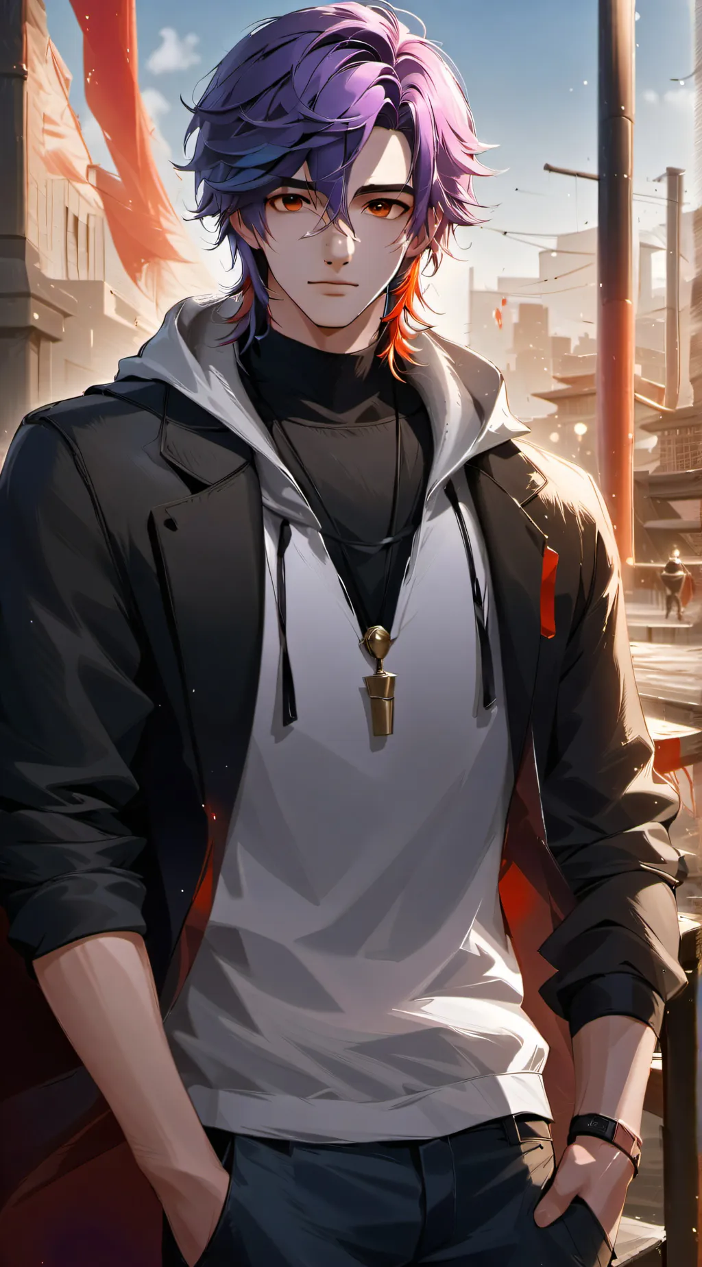 ai character: Rome  background