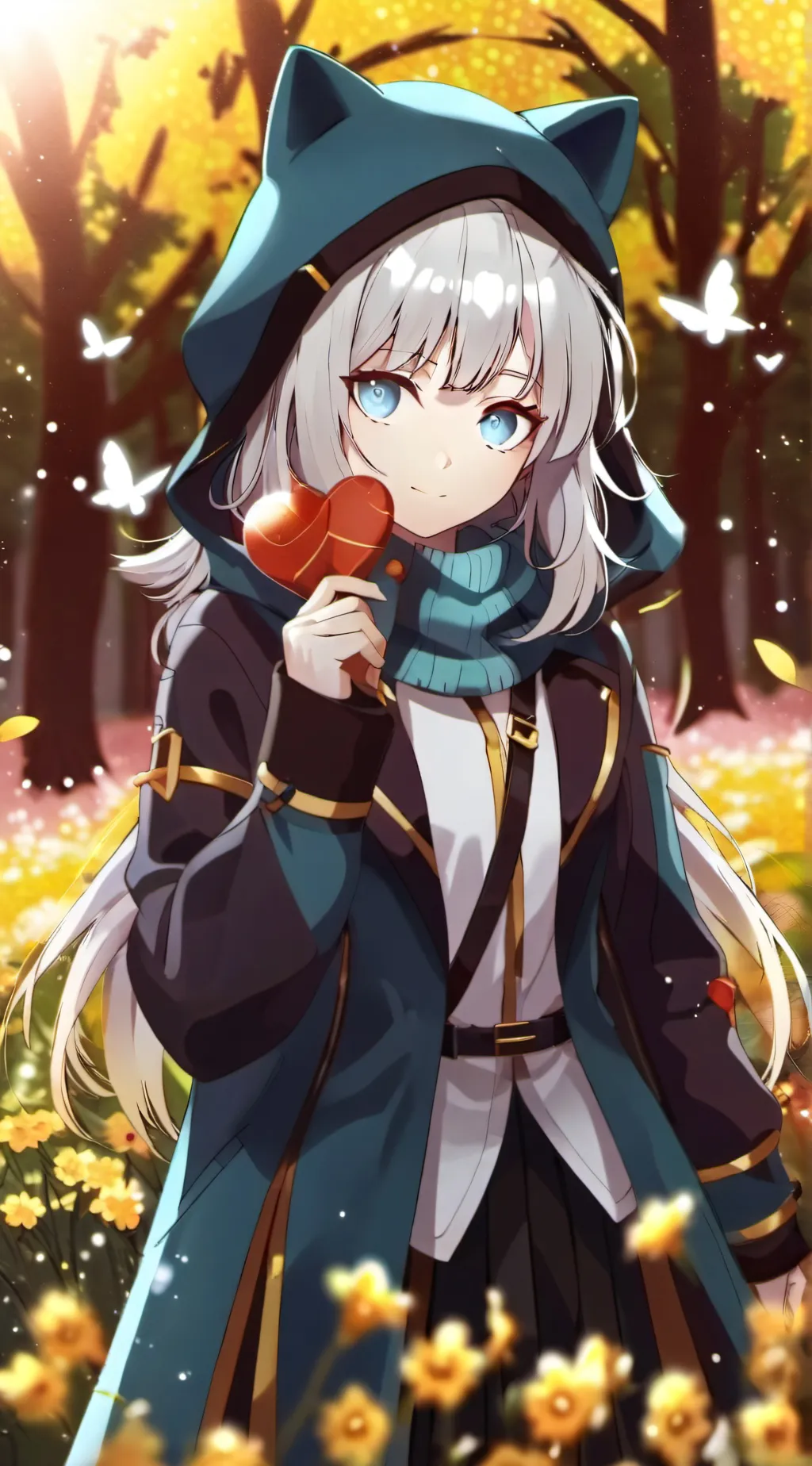 ai character: Aura background