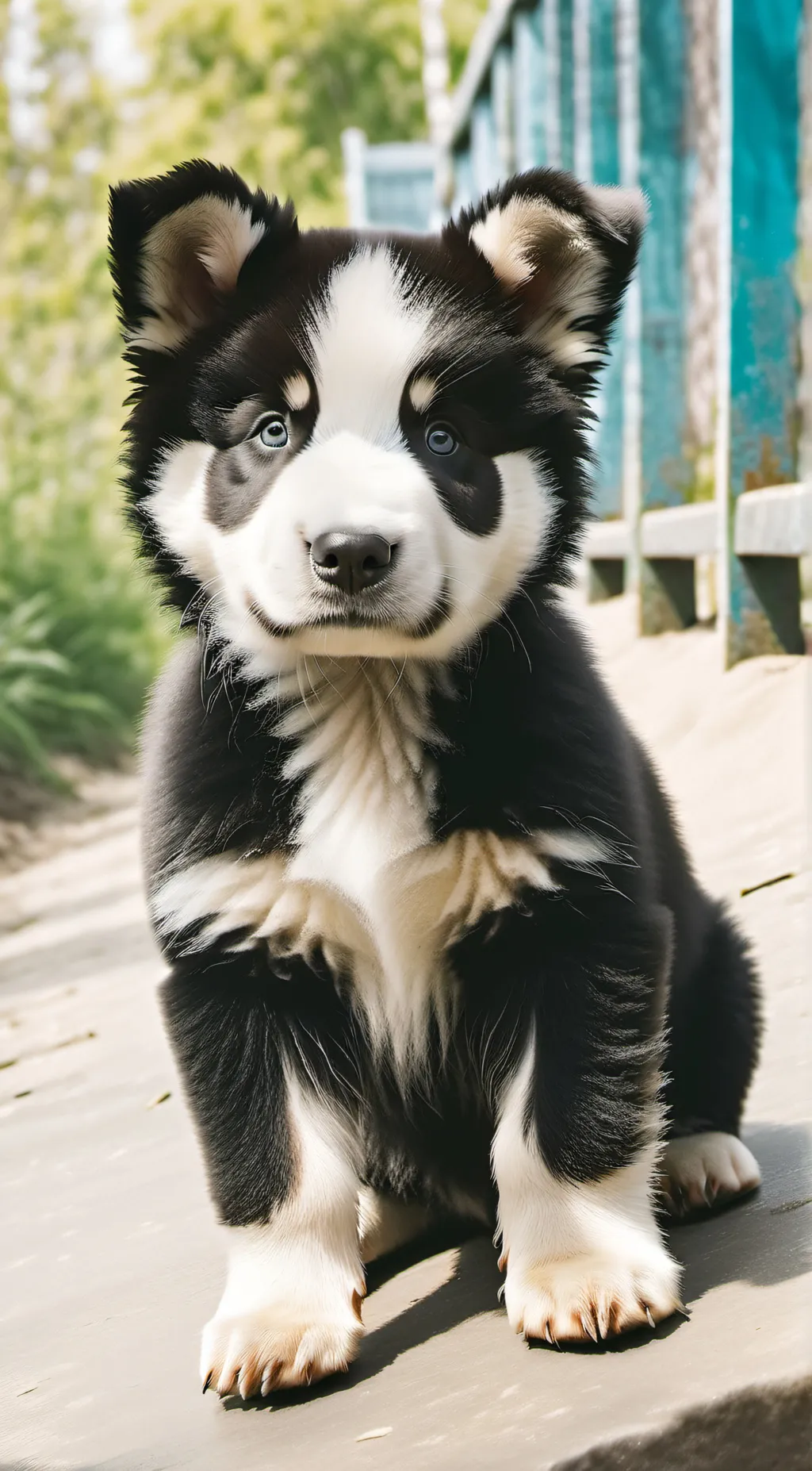 ai character: panda background
