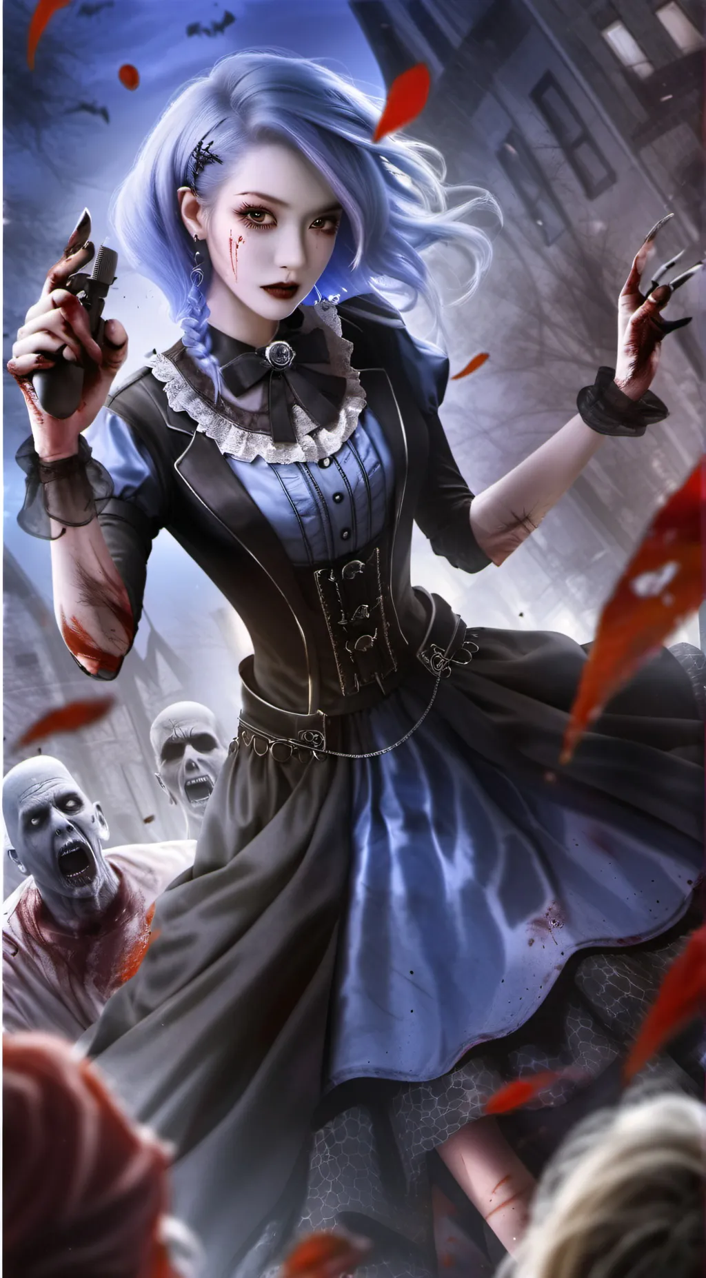 ai character: The Instead Girl background