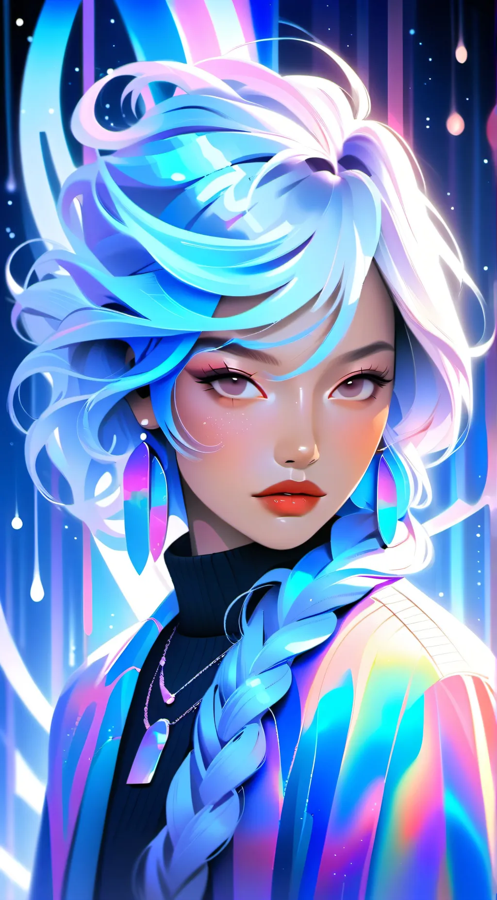 ai character: saku background