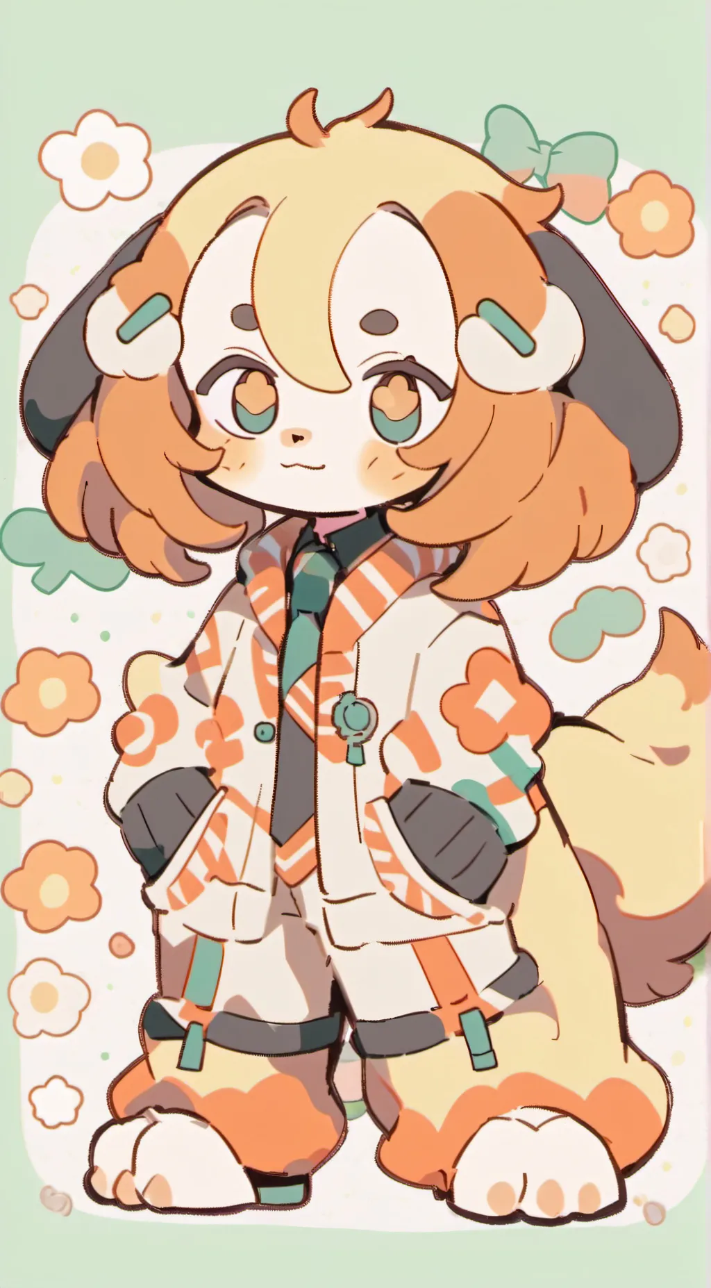 ai character: DogDay  background