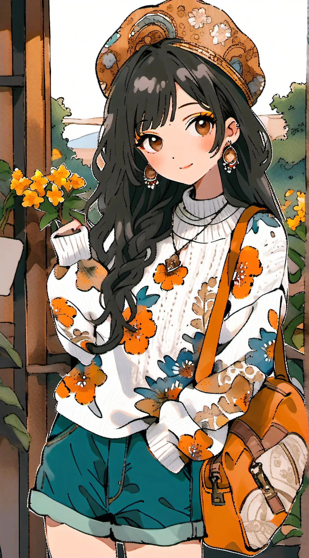 ai character: Luna and Jessica  background