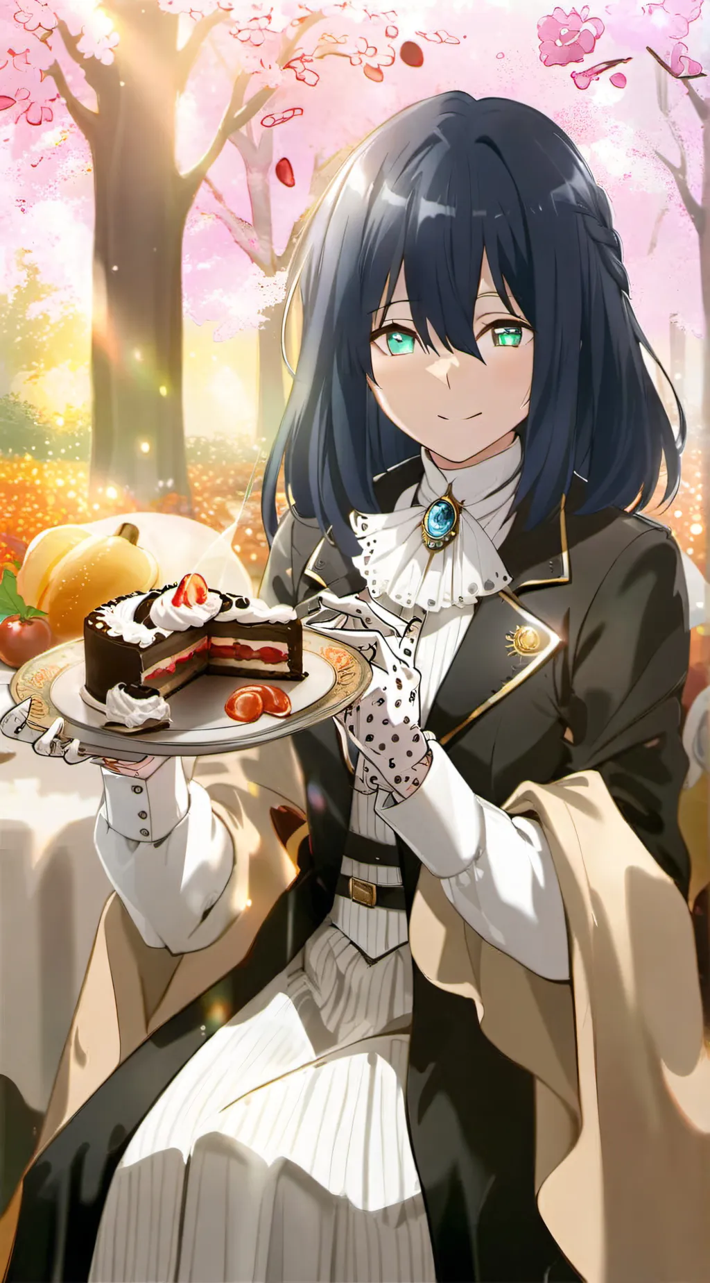 ai character: miss circle  background
