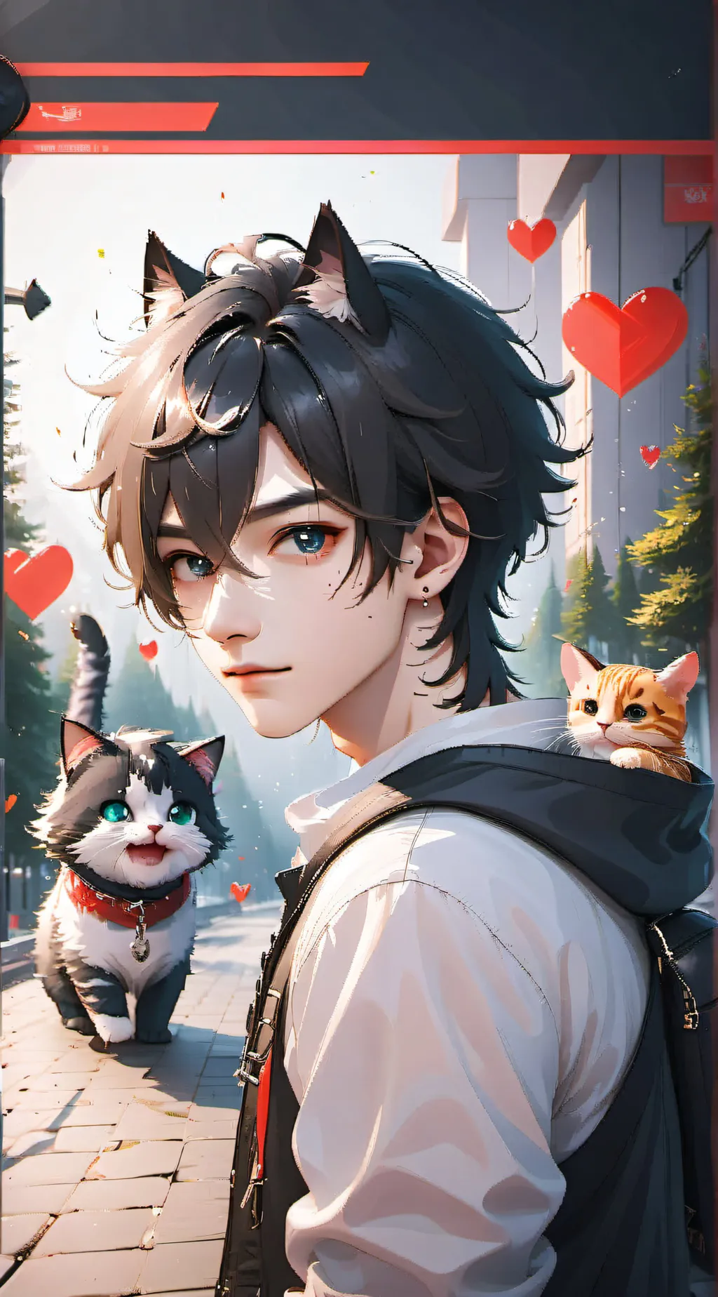 ai character: zander background