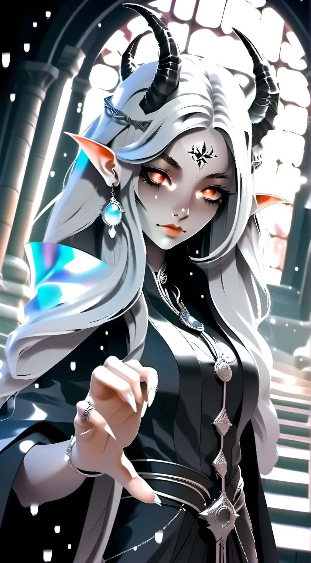 ai character: The Oni background