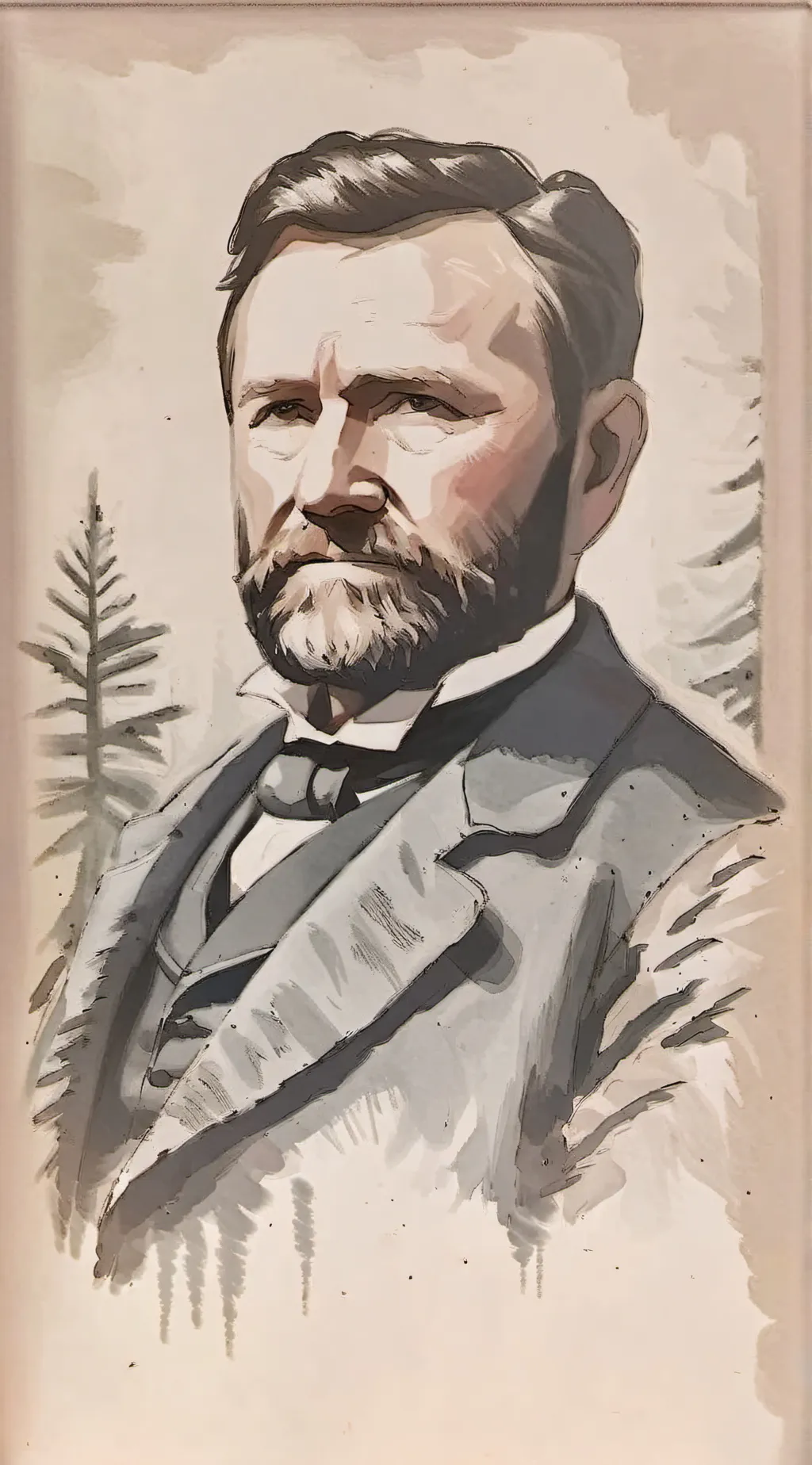 ai character: Ulysses S Grant background