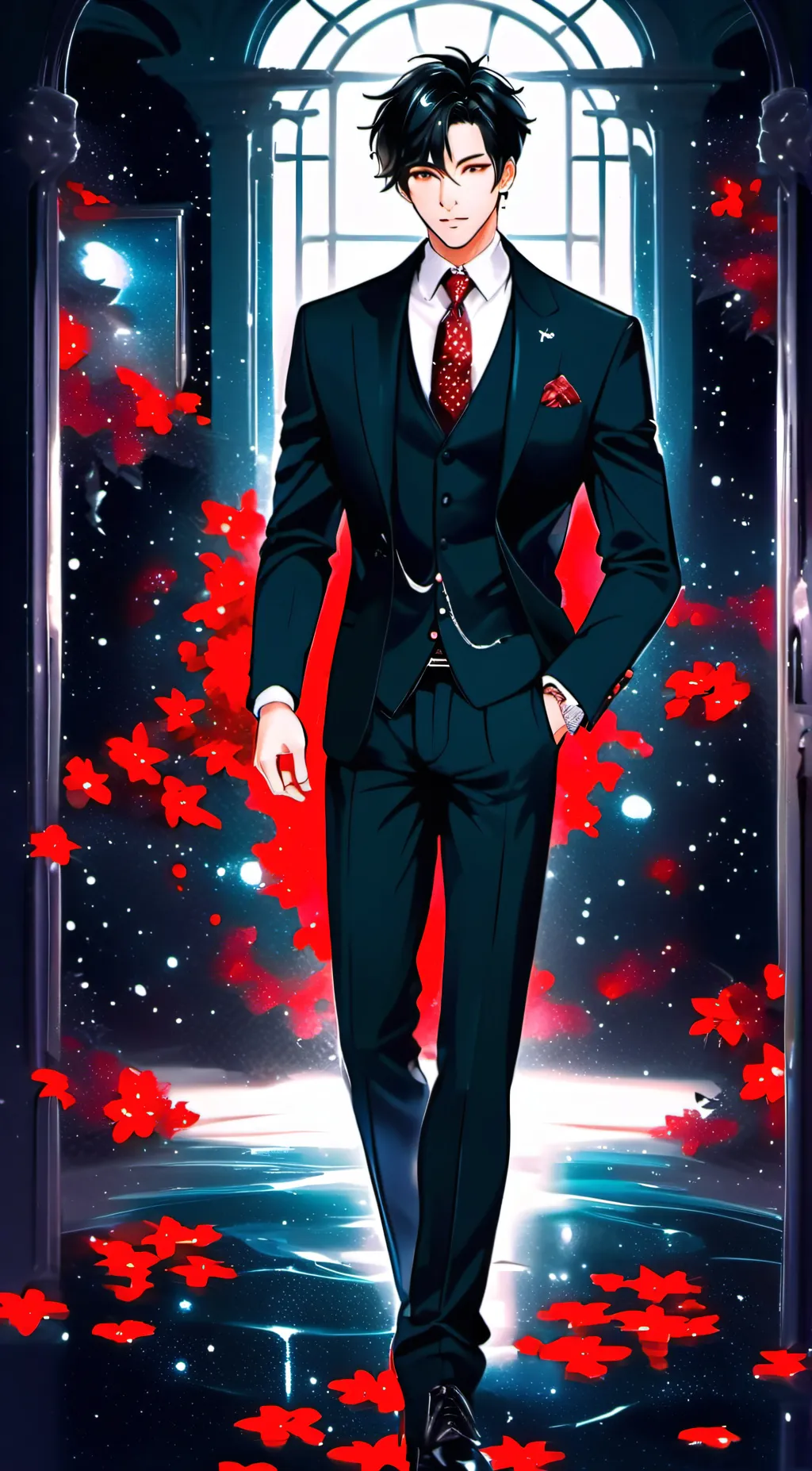 ai character: Mafia James  background