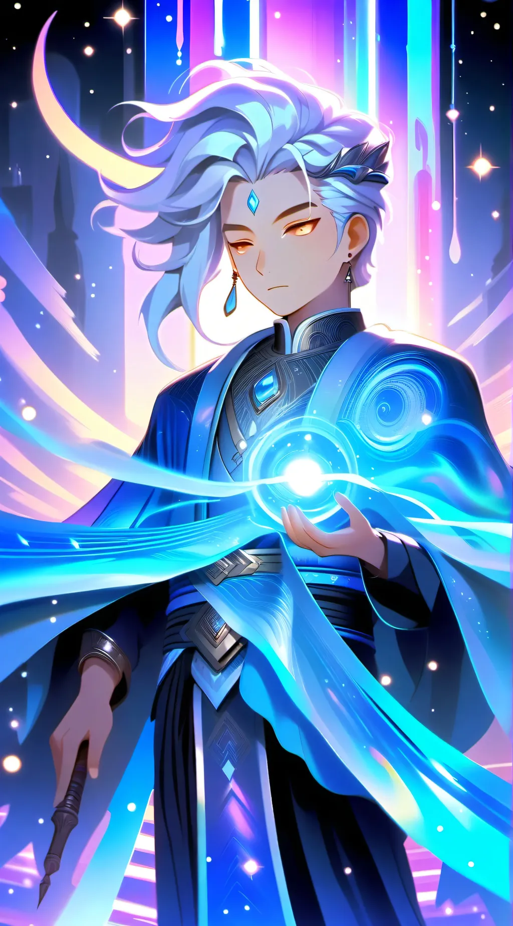 ai character: genschin impact  background