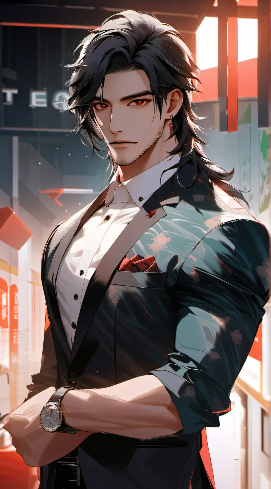 ai character: Haze background