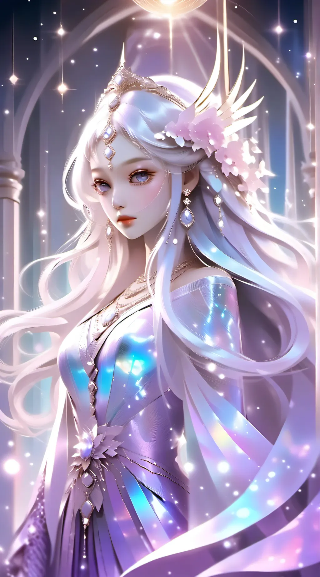 ai character: lily background