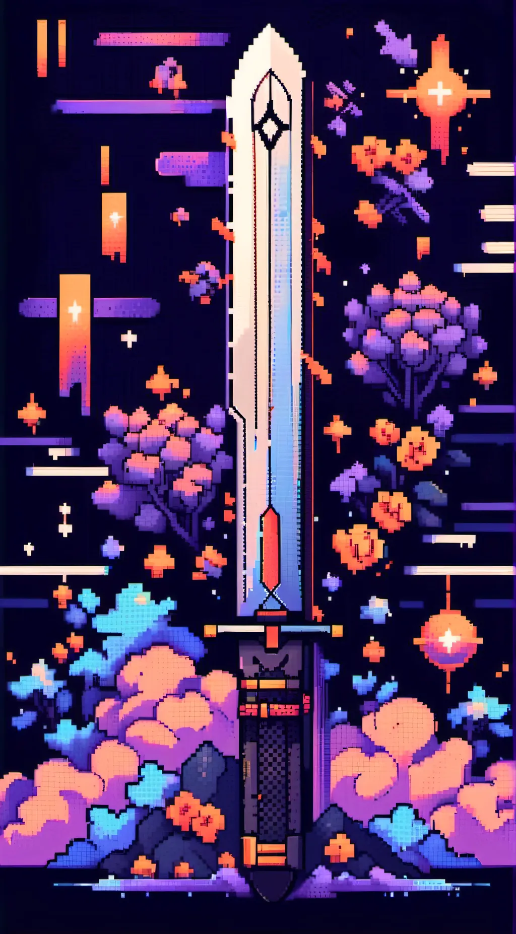 ai character: Sword generator background