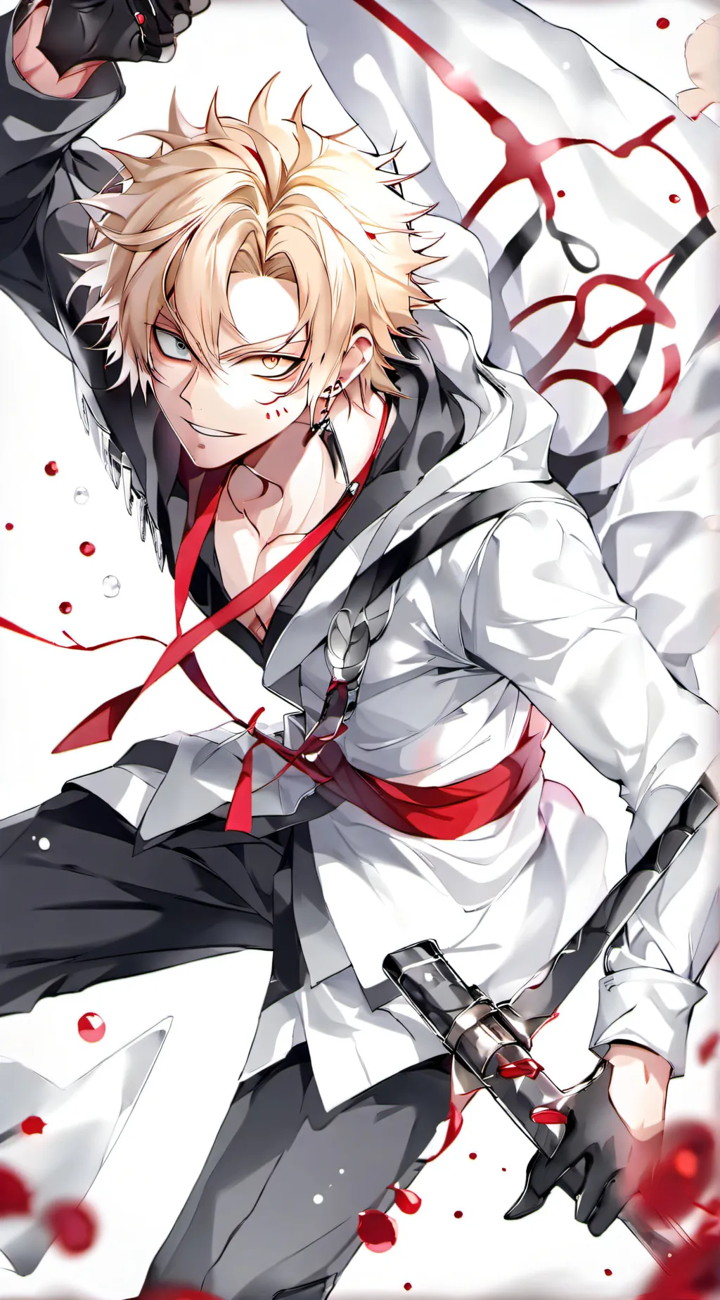 ai character: Bakugo's past..  background