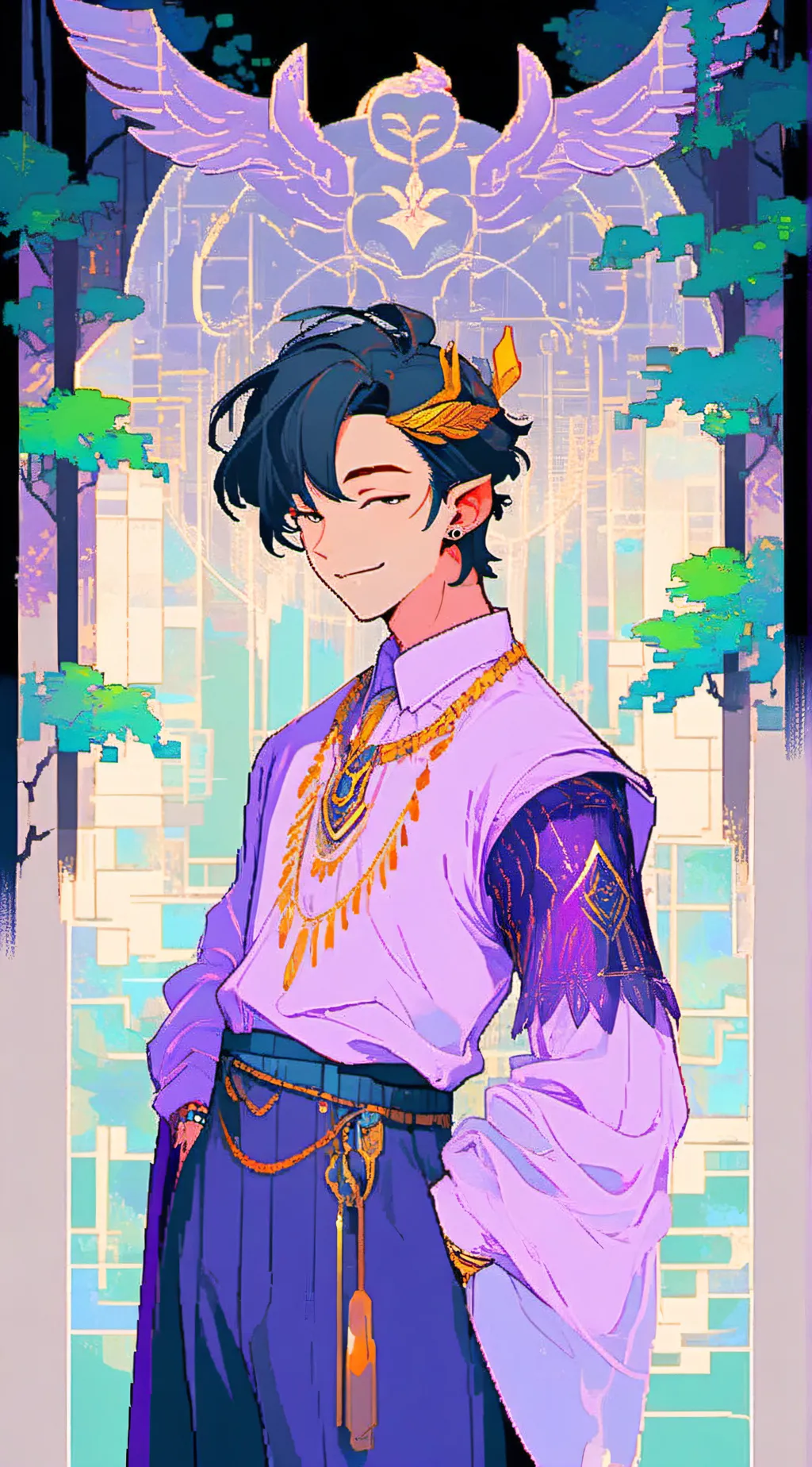 ai character: Xyulin(Oc for Loz) background
