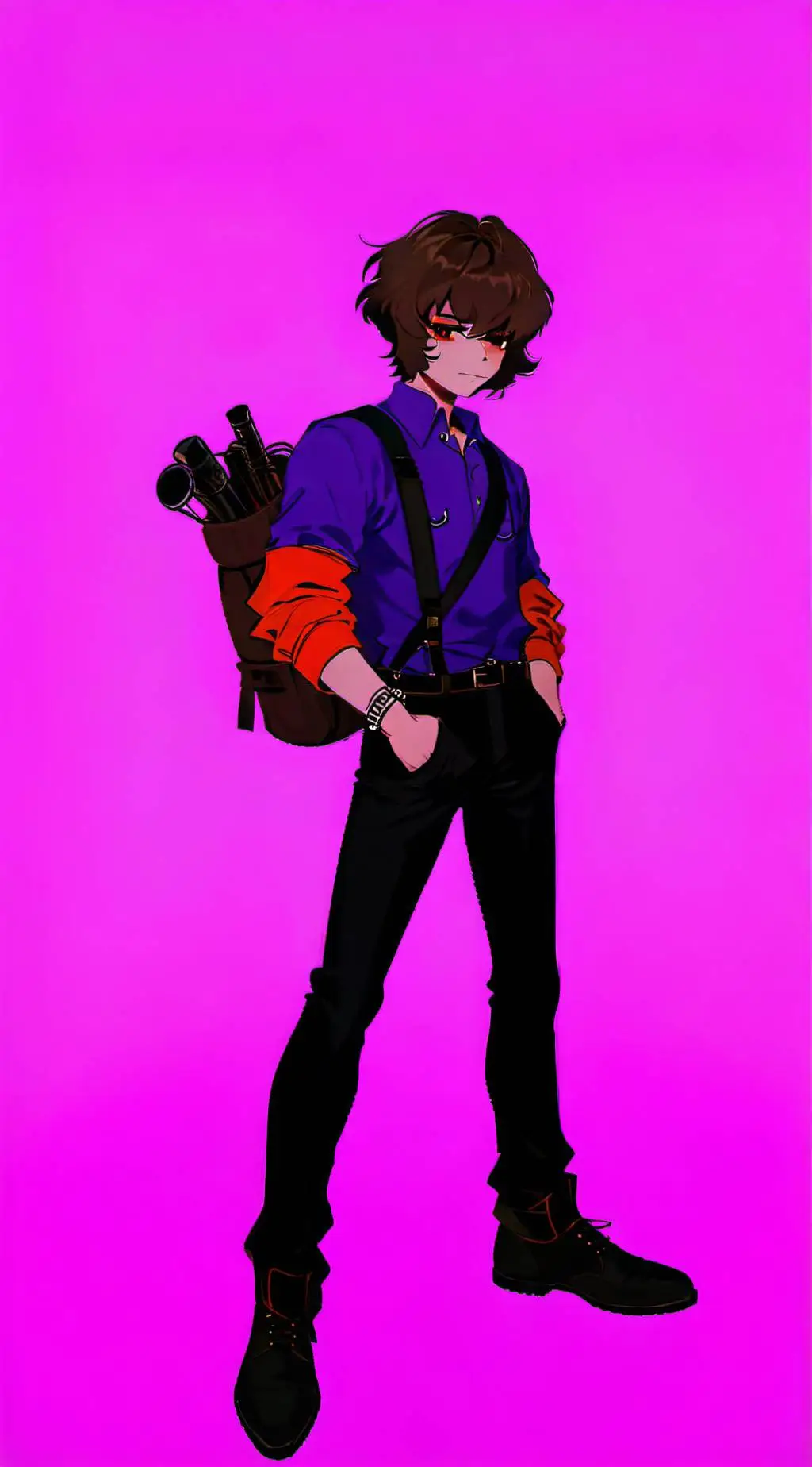 ai character: Micheal afton background