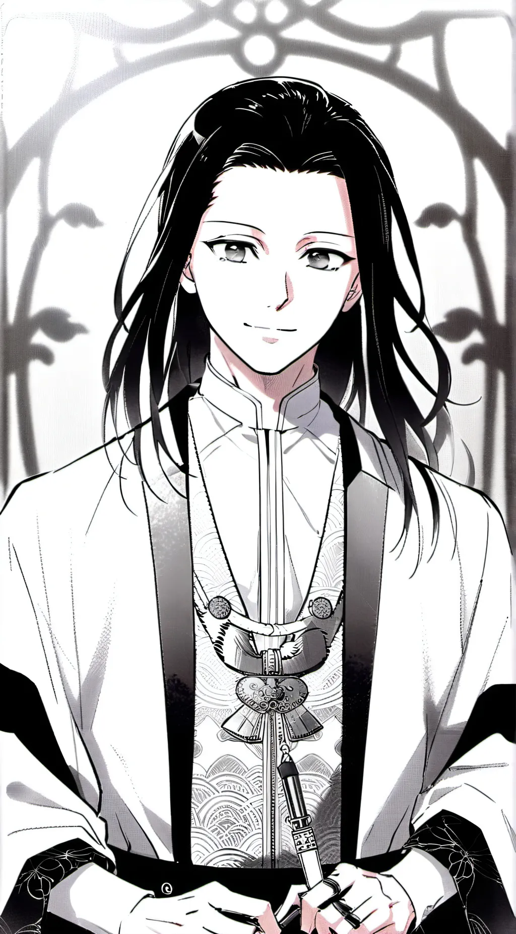 ai character: Ubuyashiki Kagaya background
