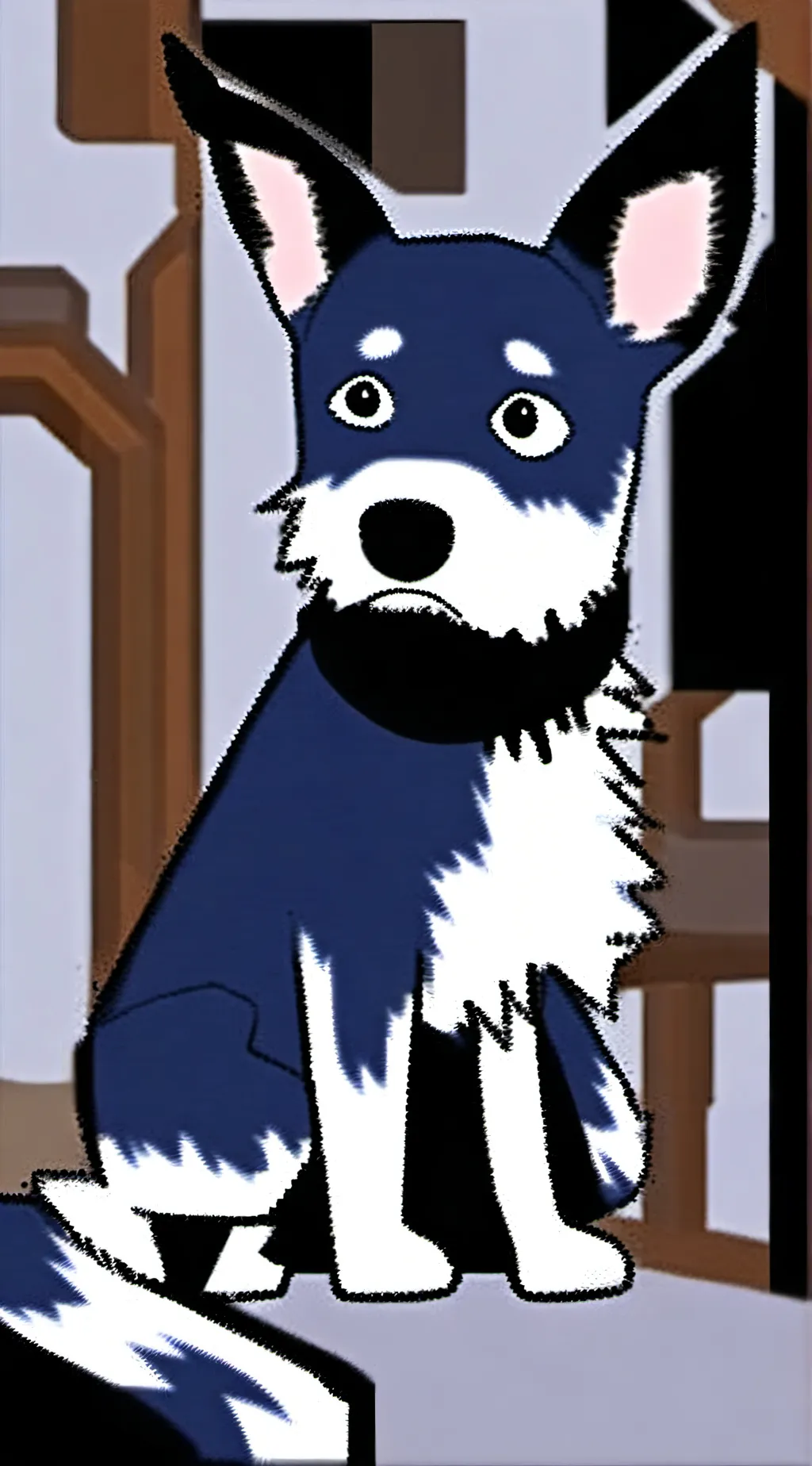 ai character: Socks Heeler background