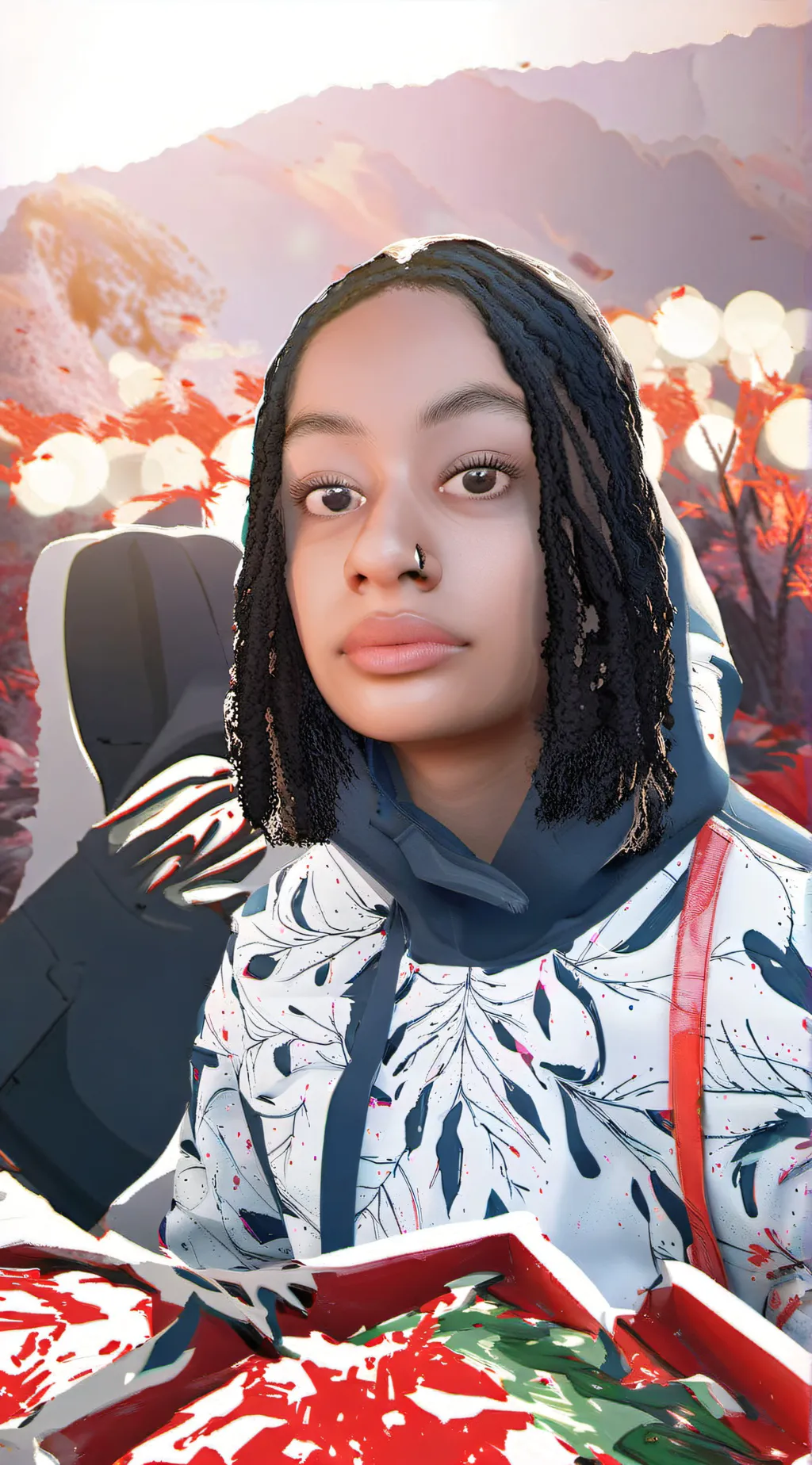 ai character: makala  background