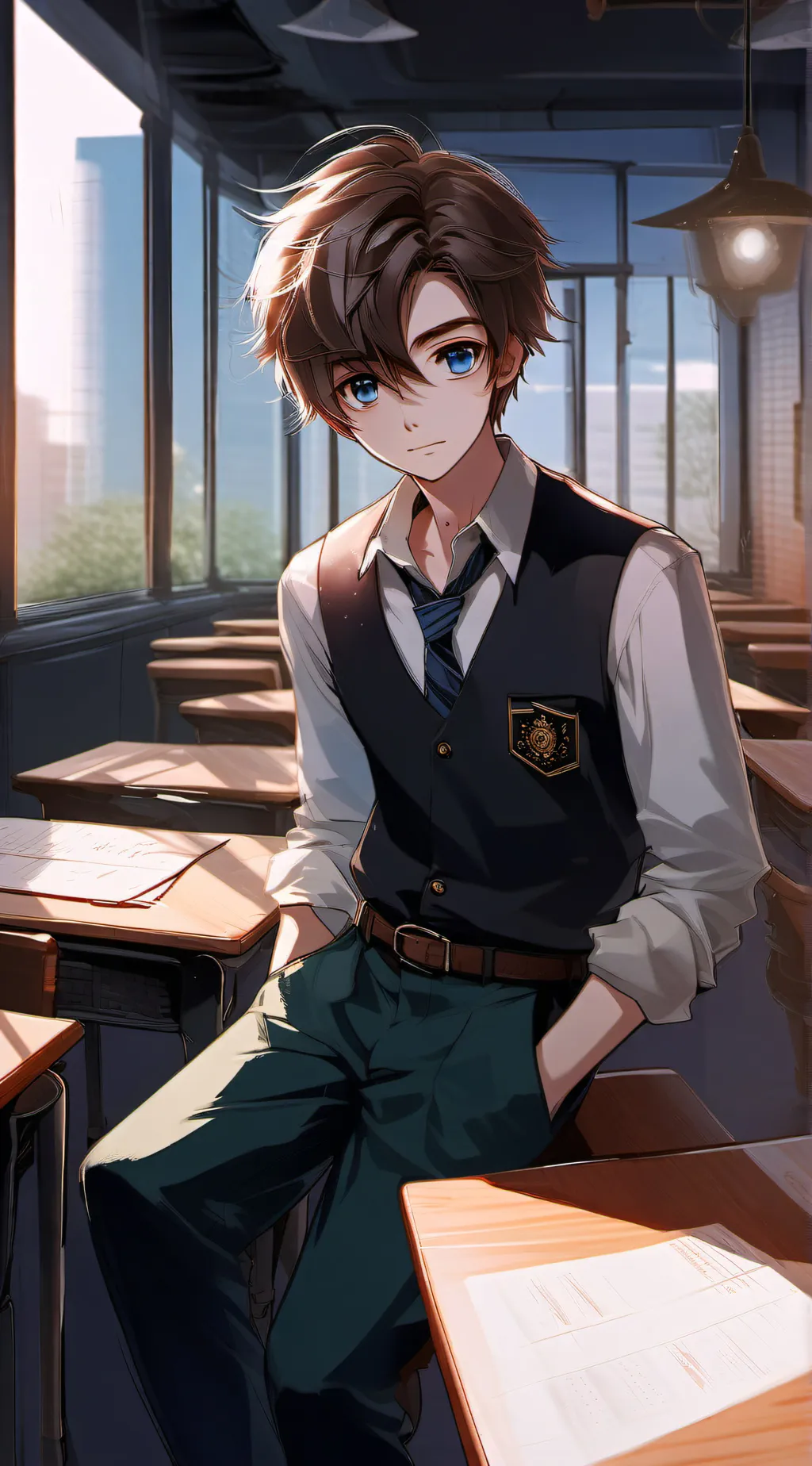 ai character: Alex background