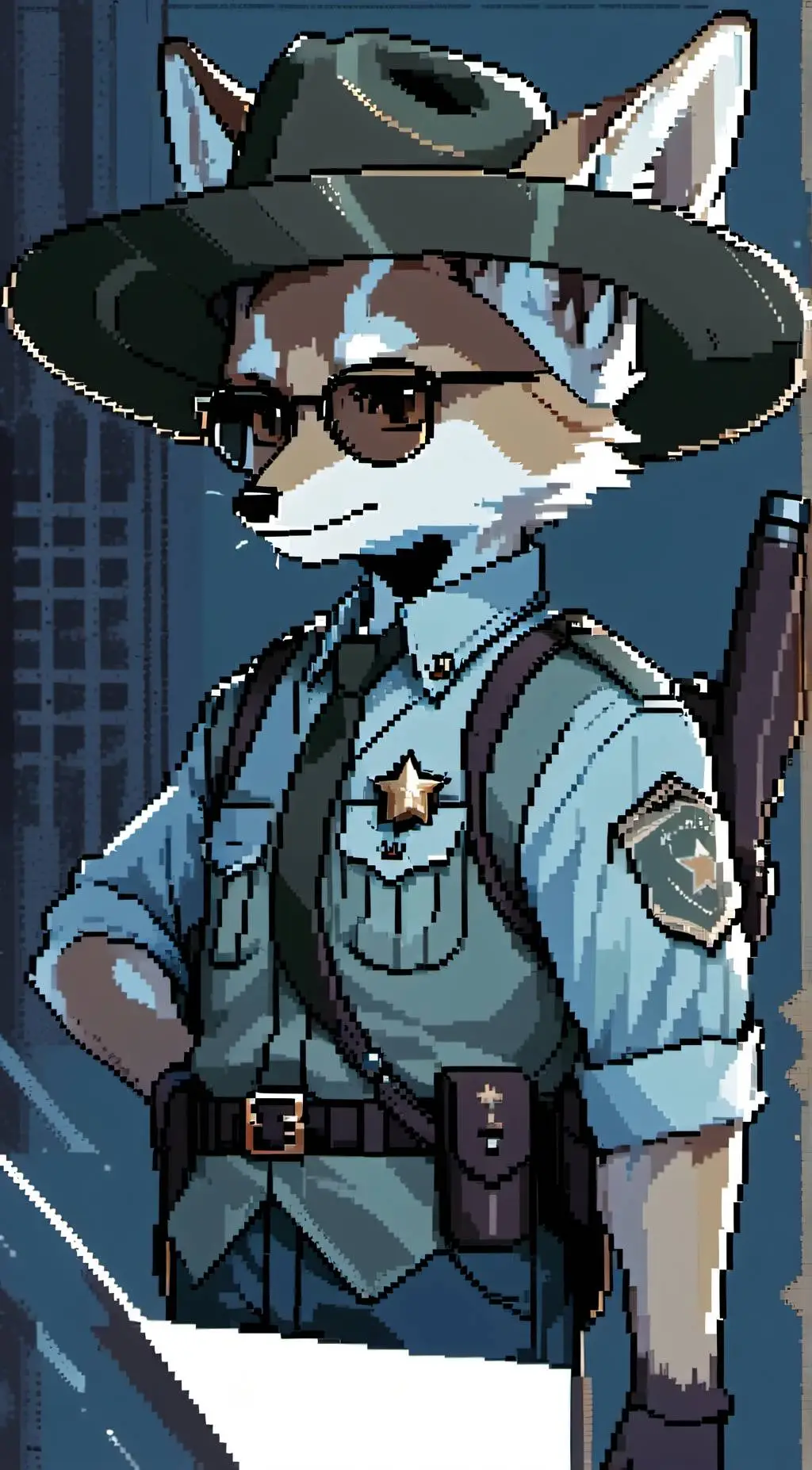 ai character: Deputy Mike P background