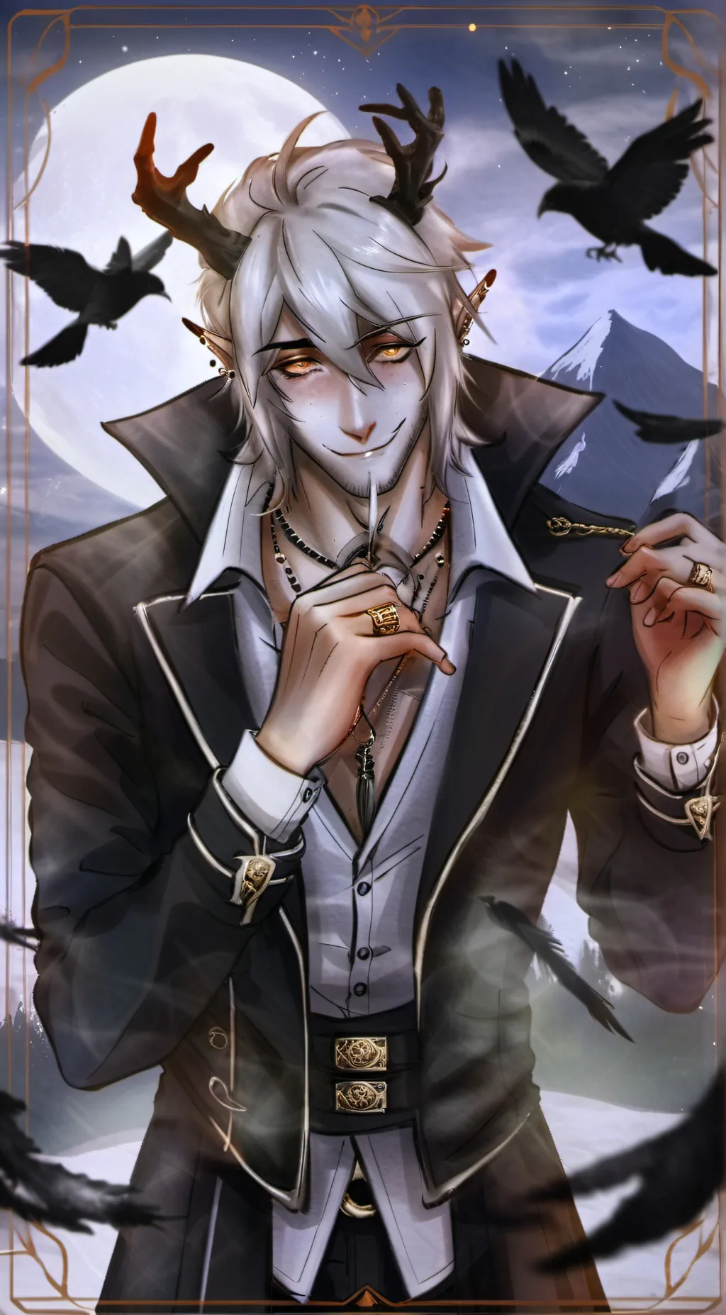 ai character: Mammon  background