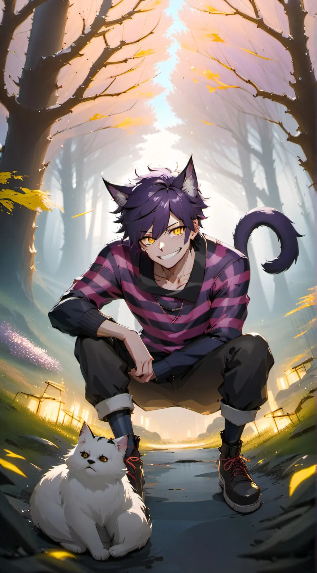 ai character: Leo Cheshire background