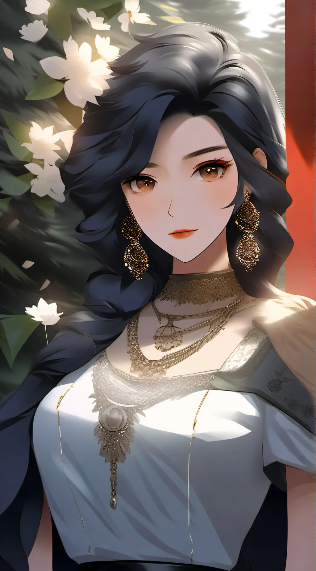ai character: Sakura  background
