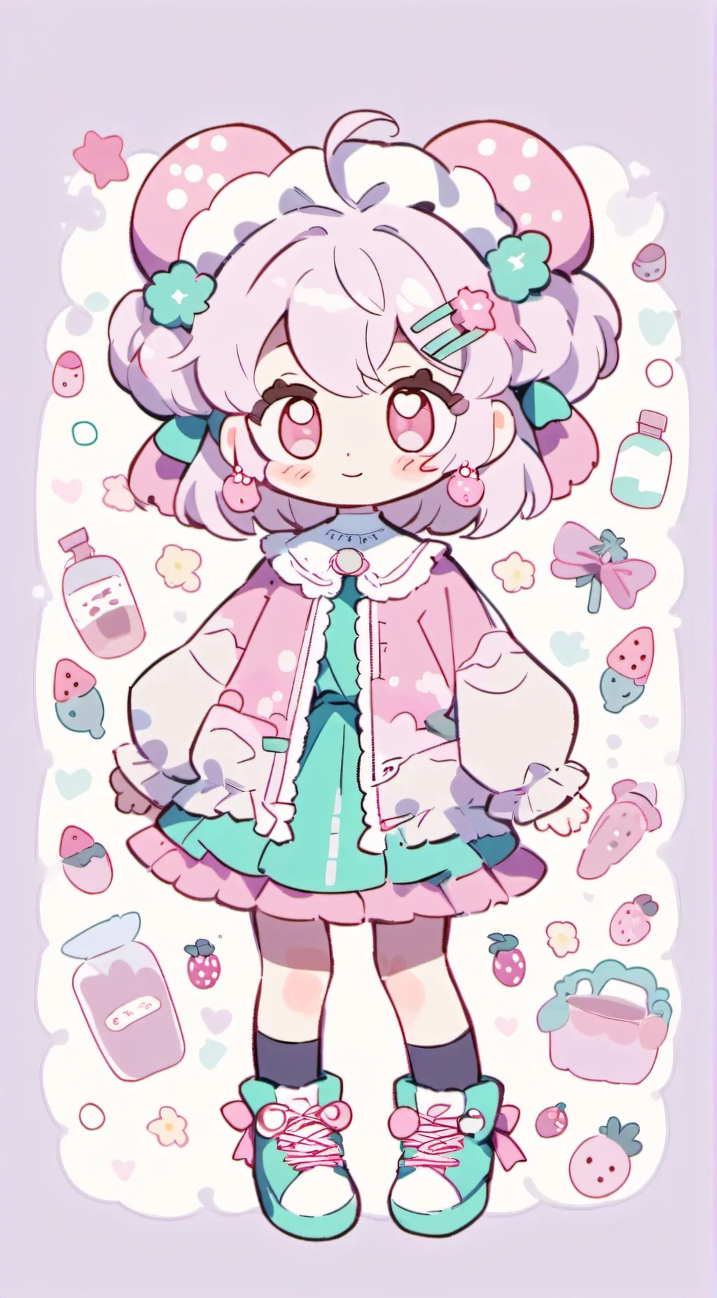 ai character: Izzy  background