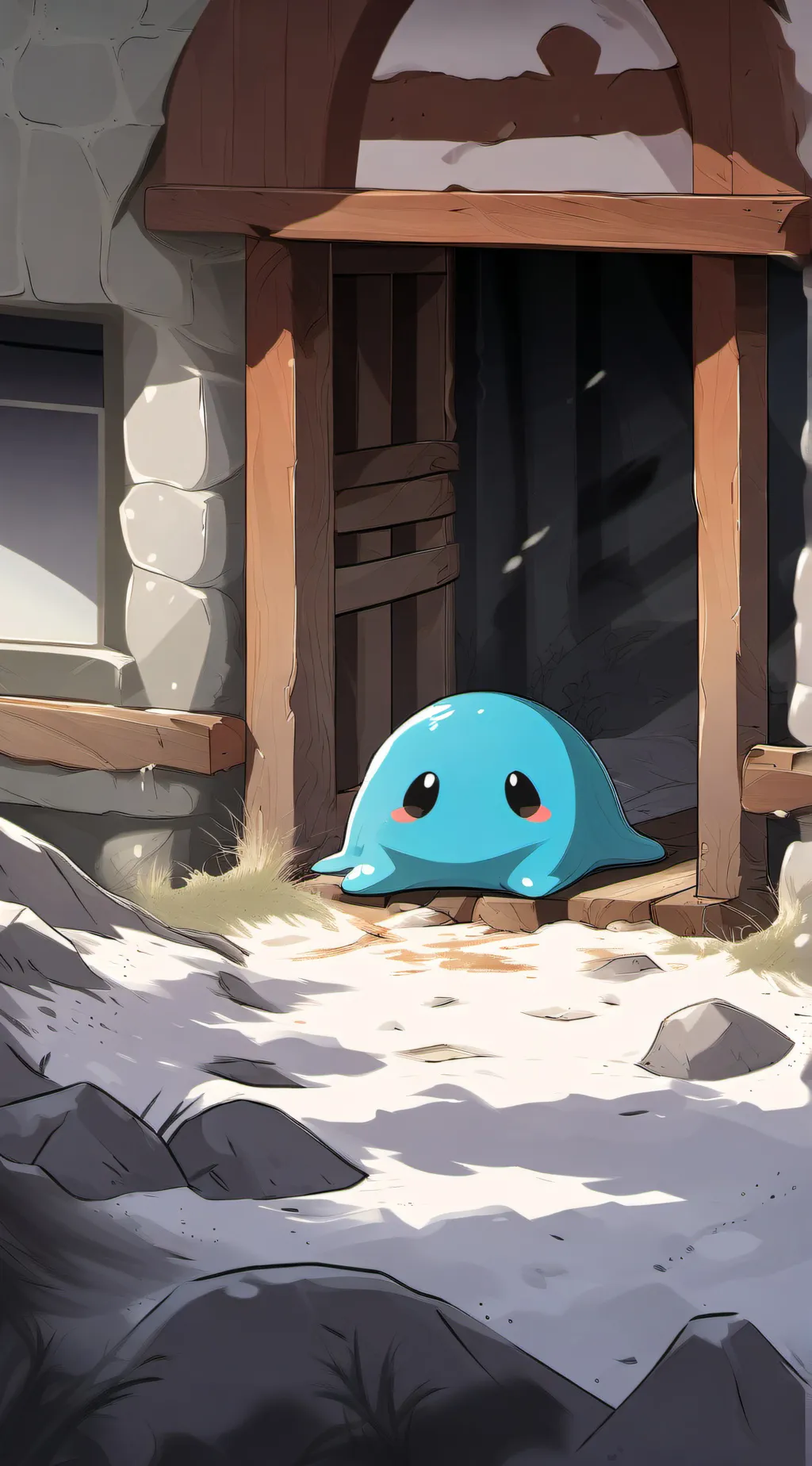 ai character: 🌊WATER BLOB💦 background