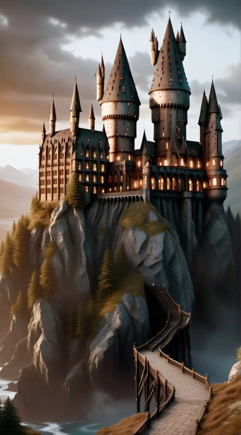 ai character: Hogwarts background