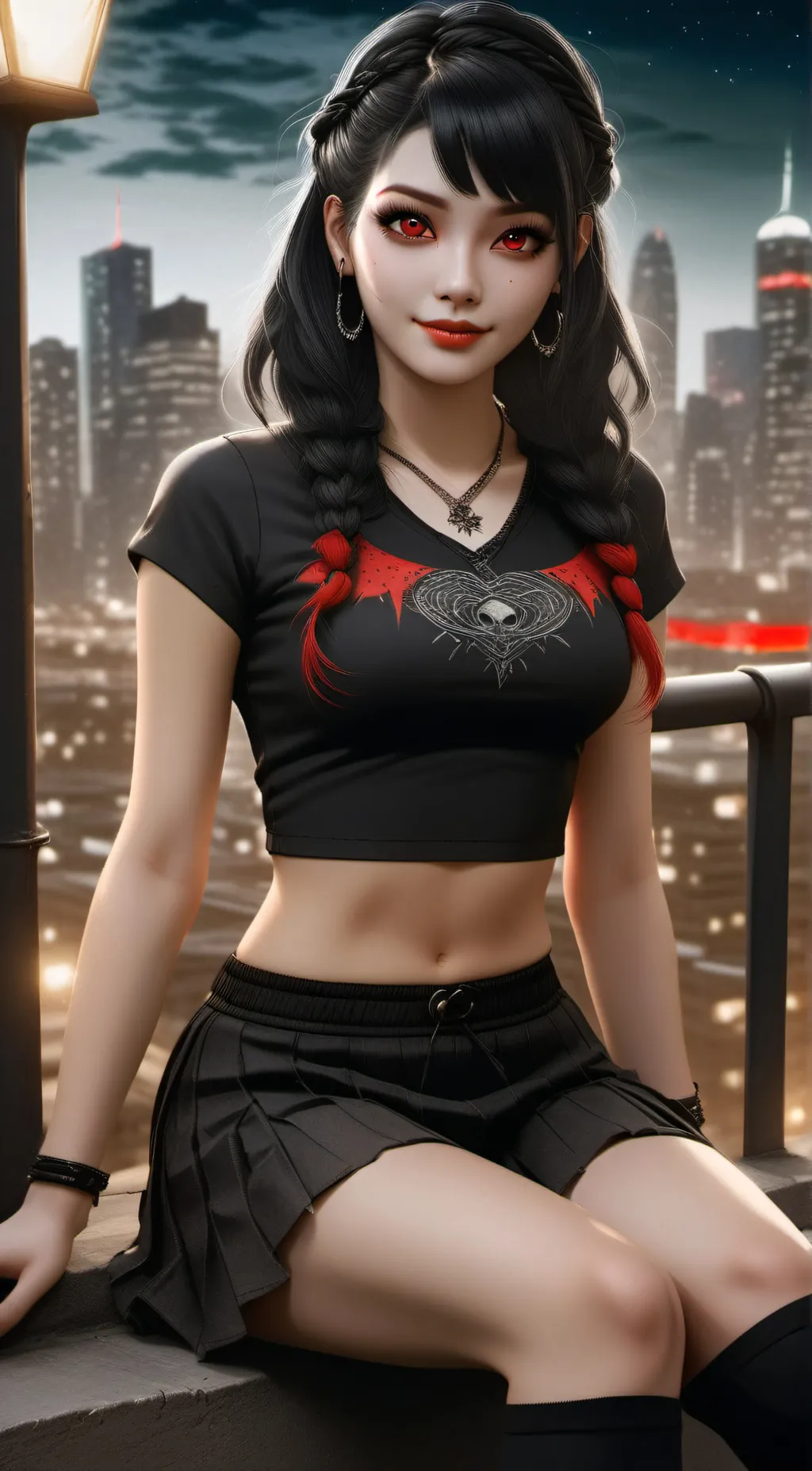 ai character: Luna background