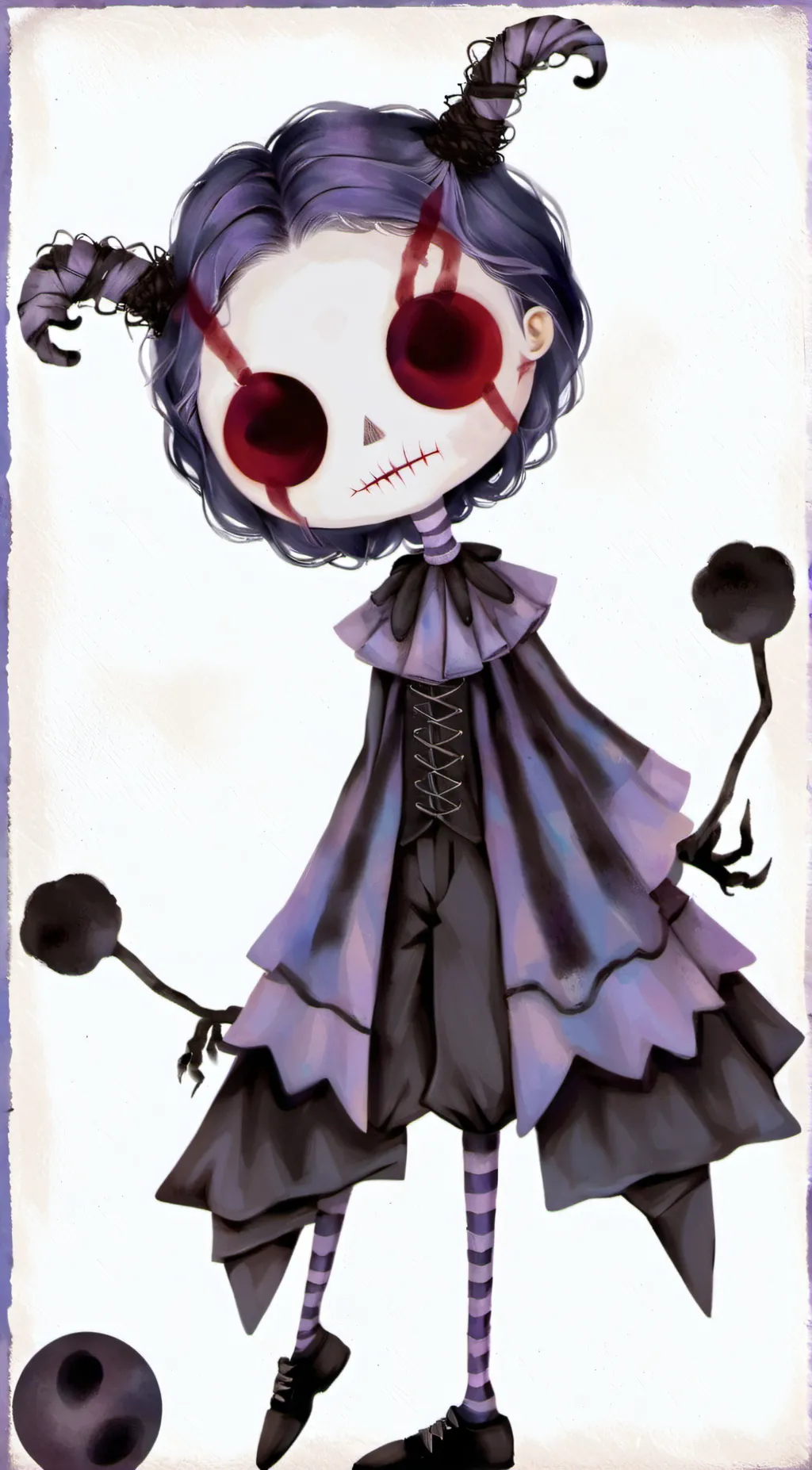 ai character: Rubber diarys background