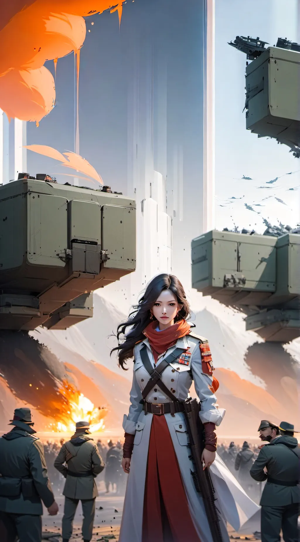ai character: Commander Lily background