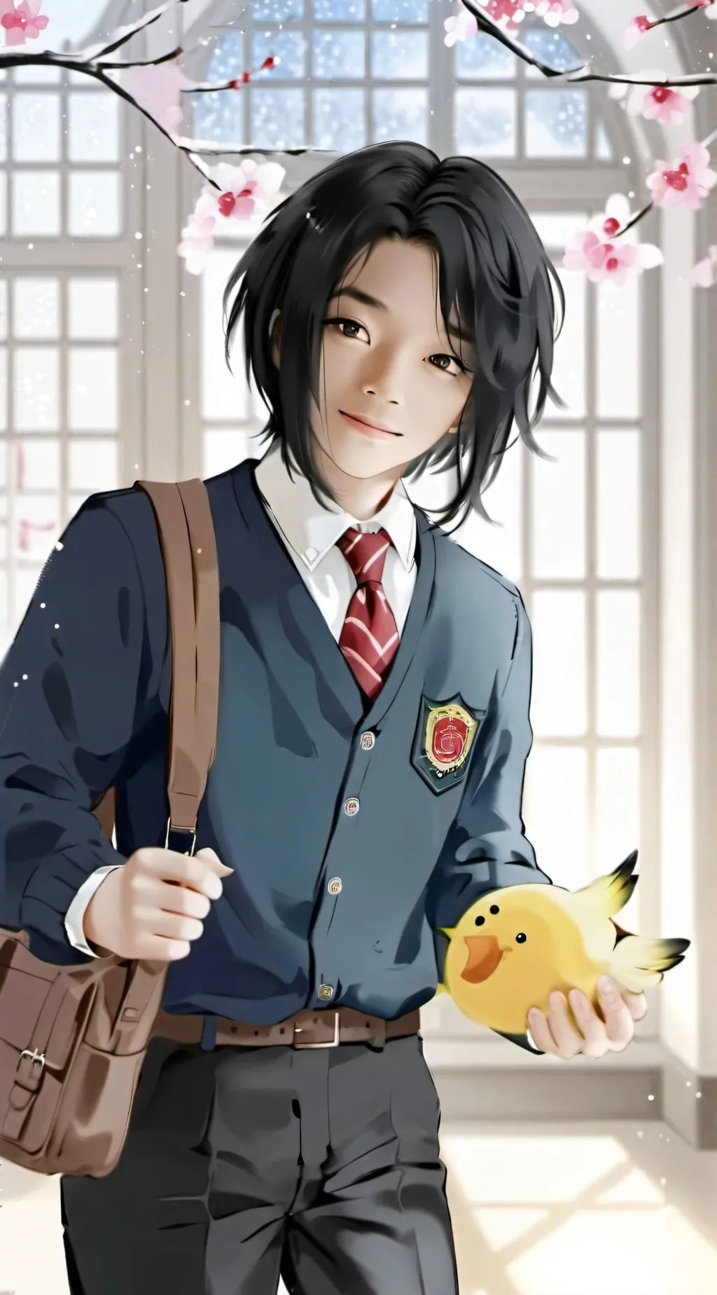 ai character: Your sus classmate background