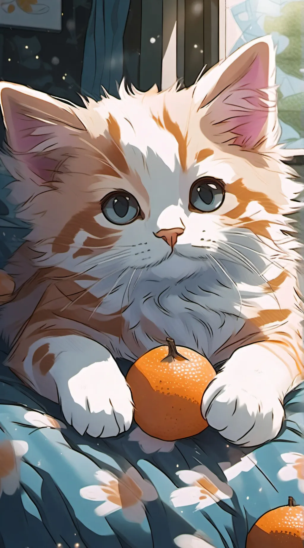 ai character: Sparkle background