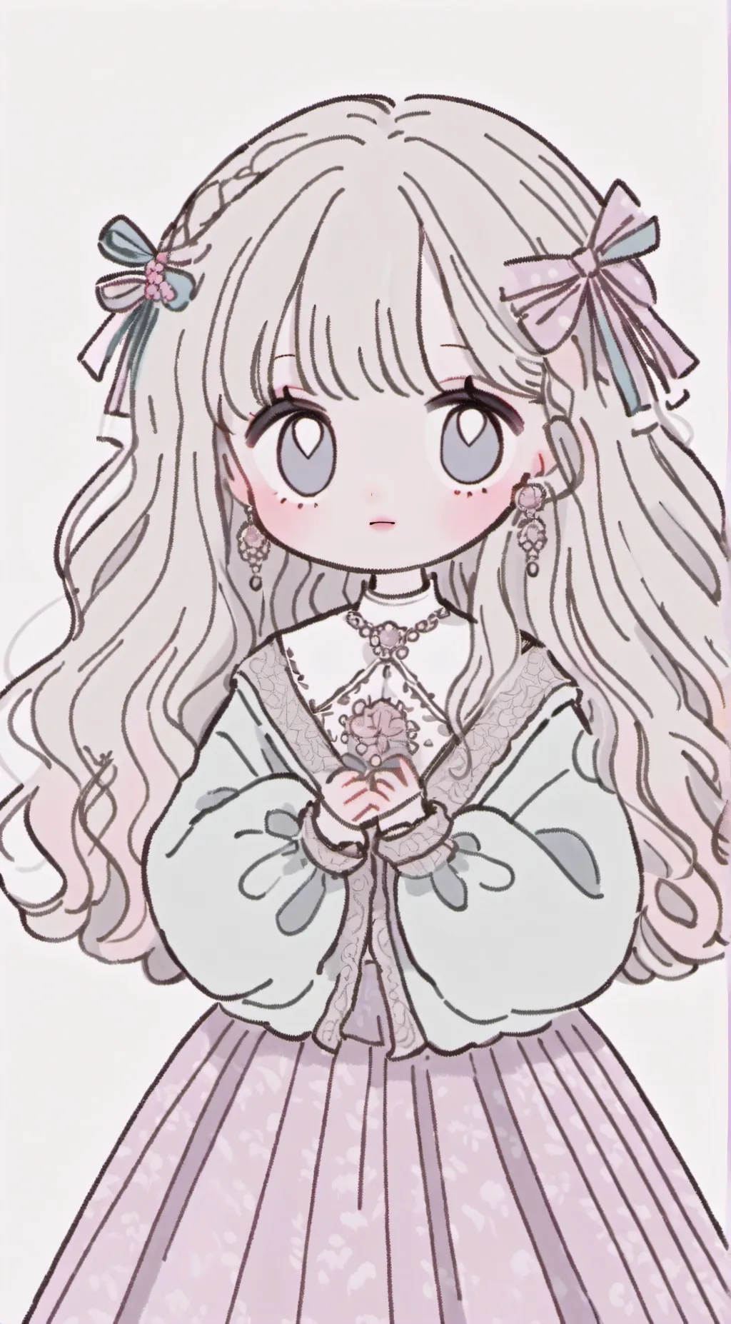 ai character: Rose background