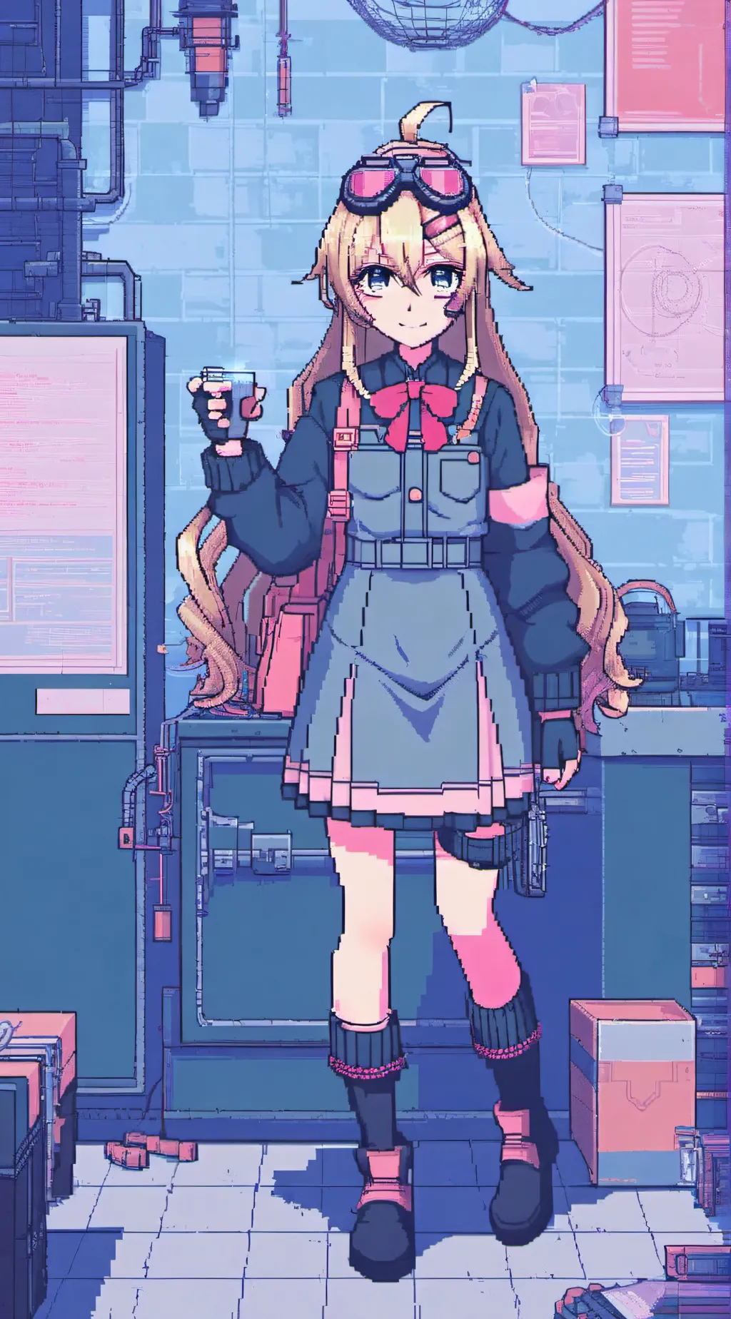 ai character: Miu iruma background
