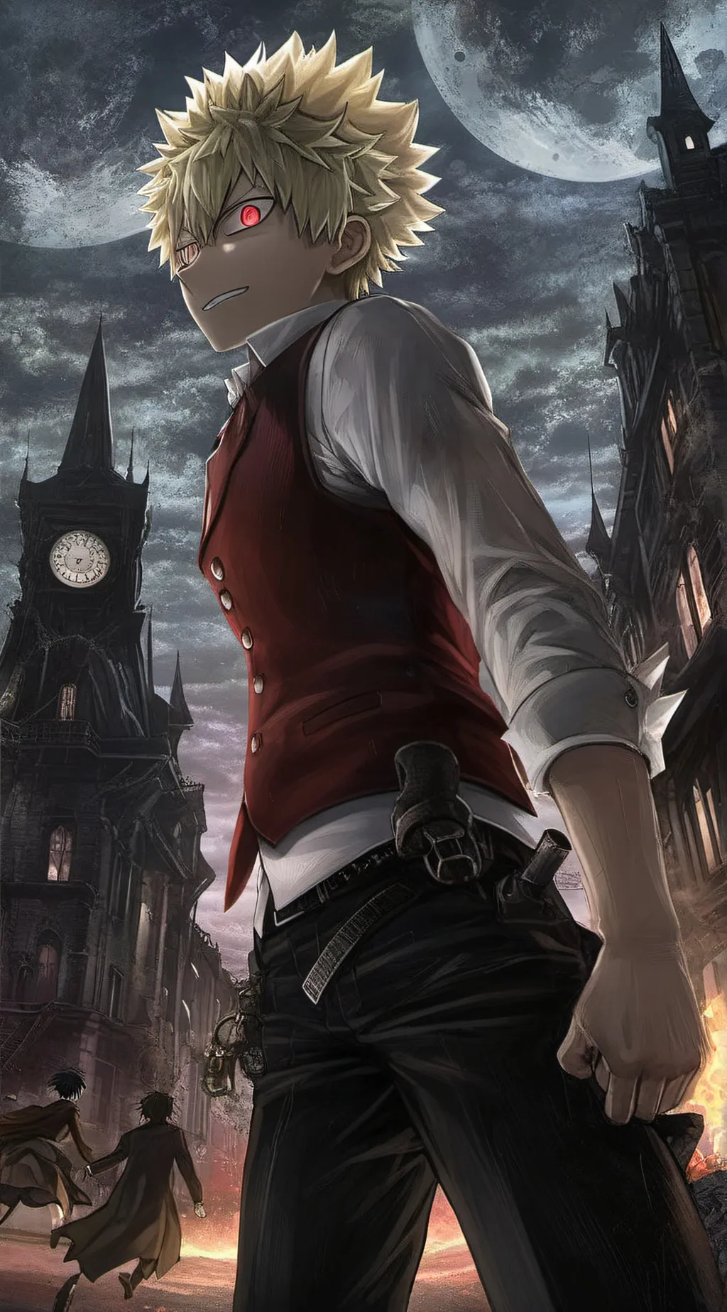 ai character: mha creep background