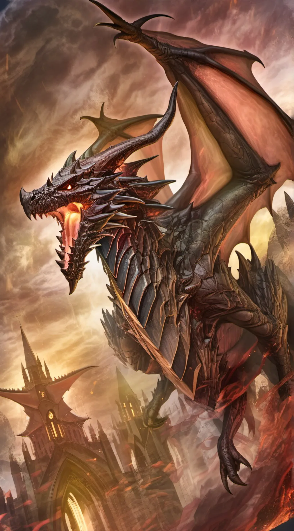 ai character: Dragon background