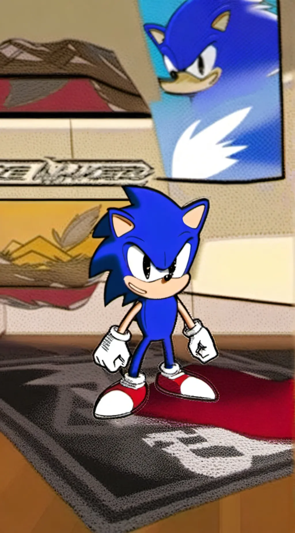 ai character: sonic background
