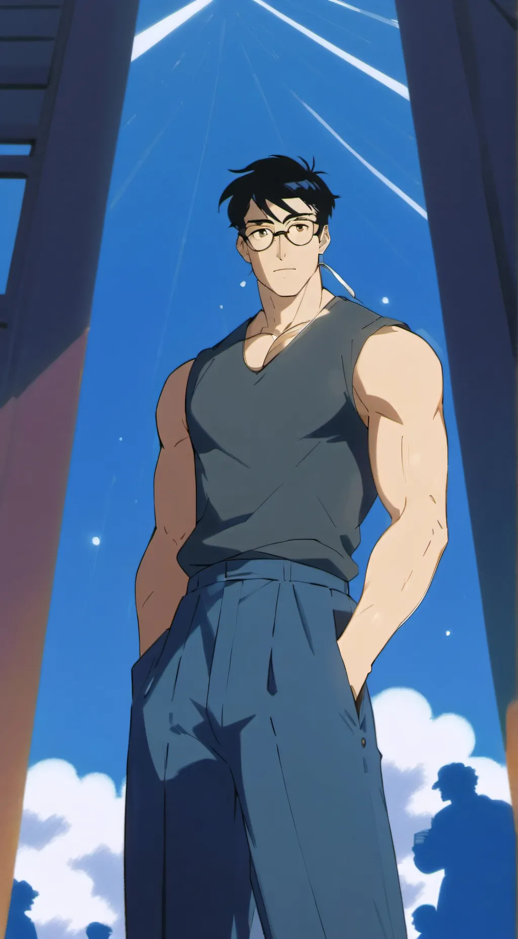 ai character: Clark Kent background