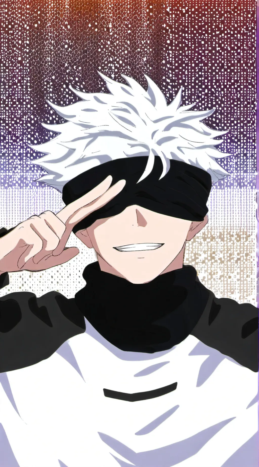 ai character: Gojo satoro background
