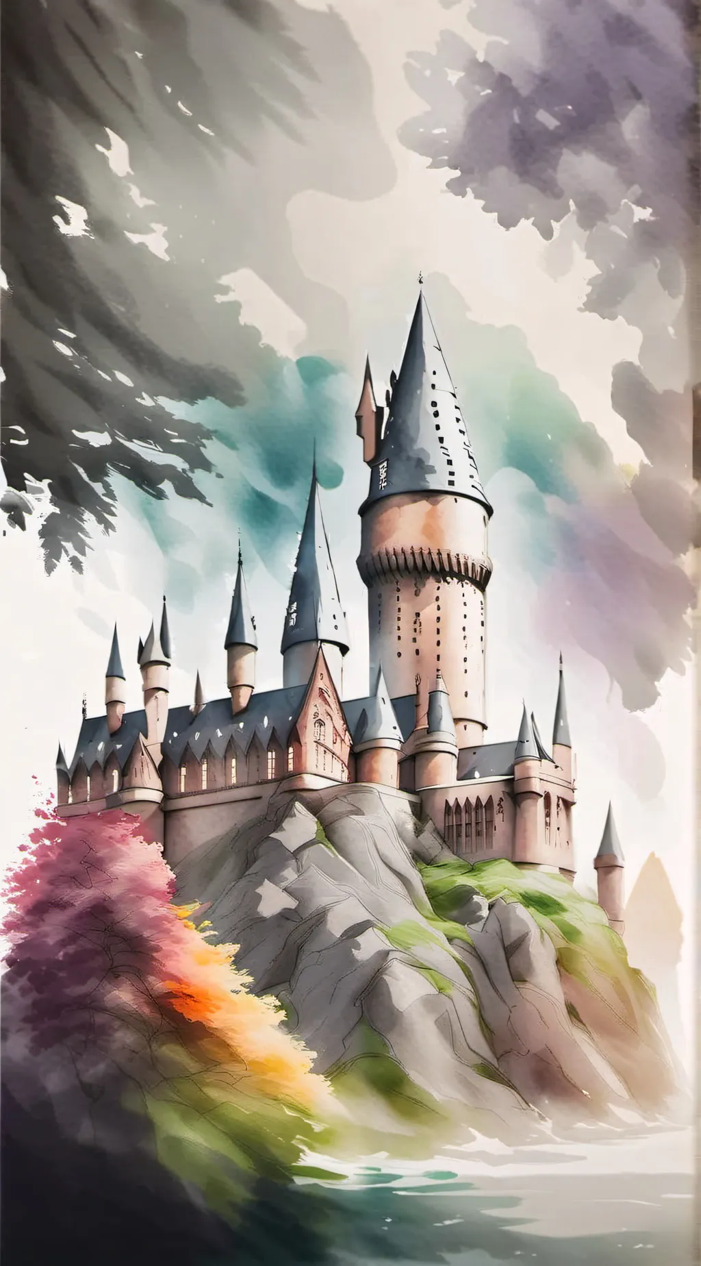ai character: Hogwarts background