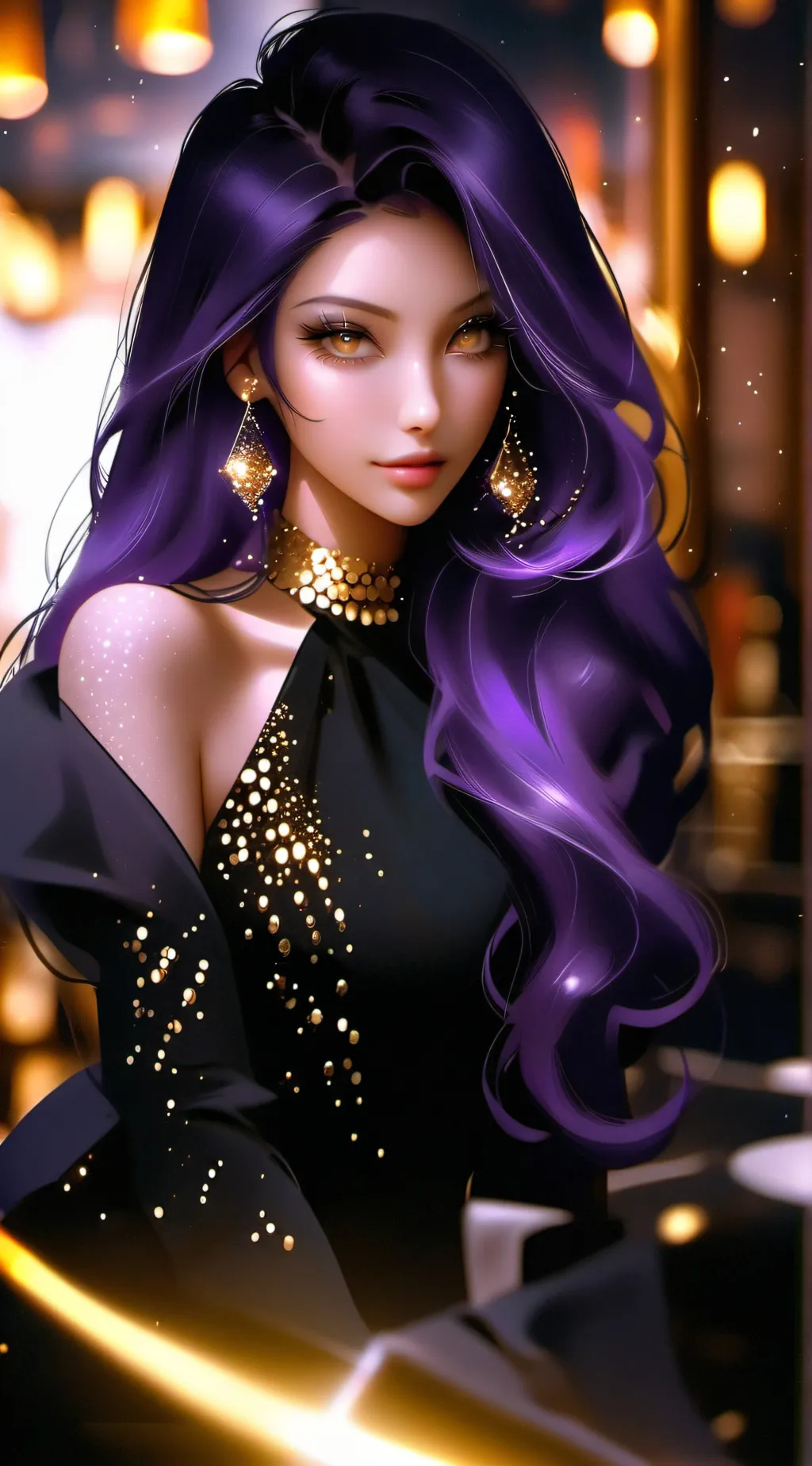 ai character: Selene background