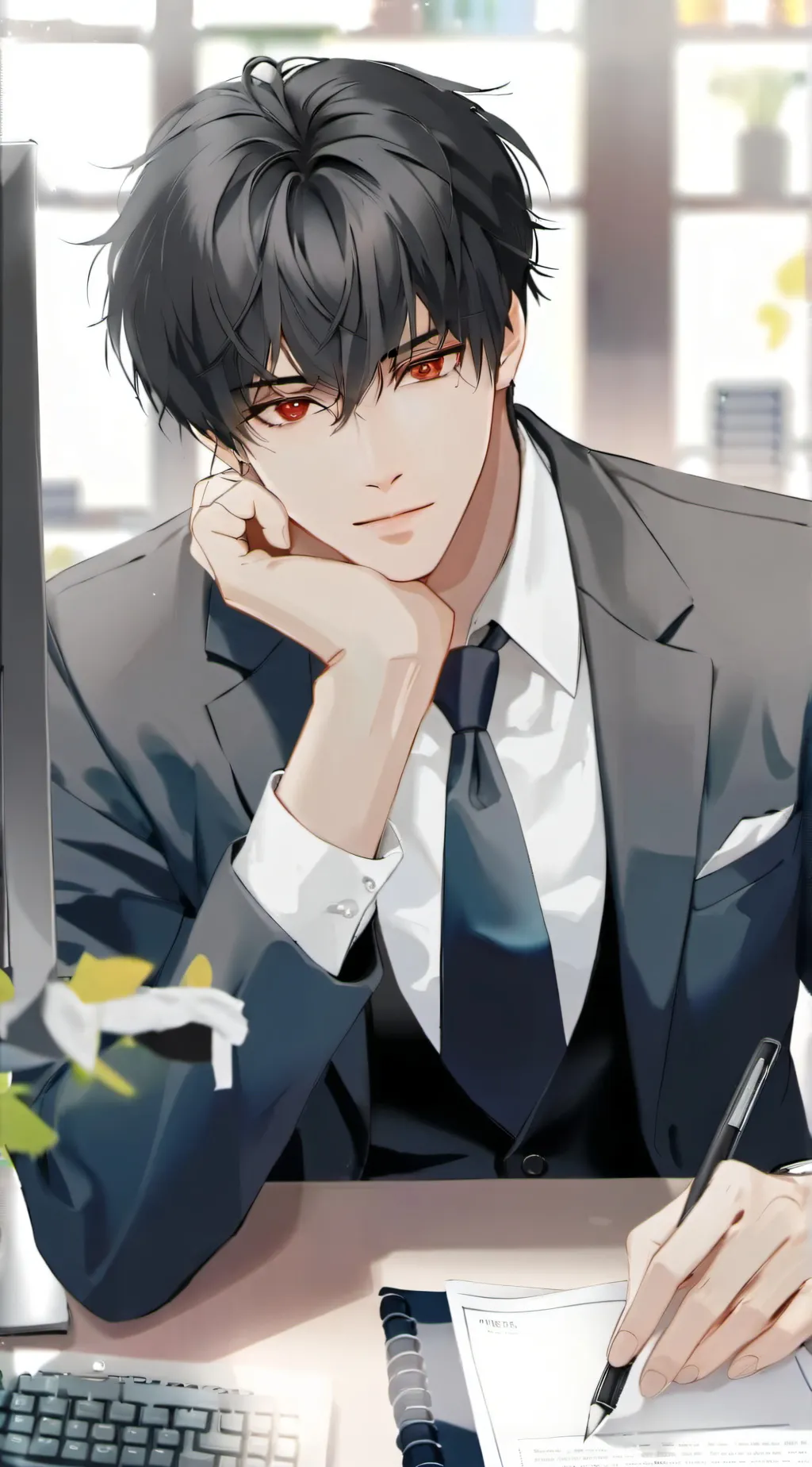 ai character: Asher background