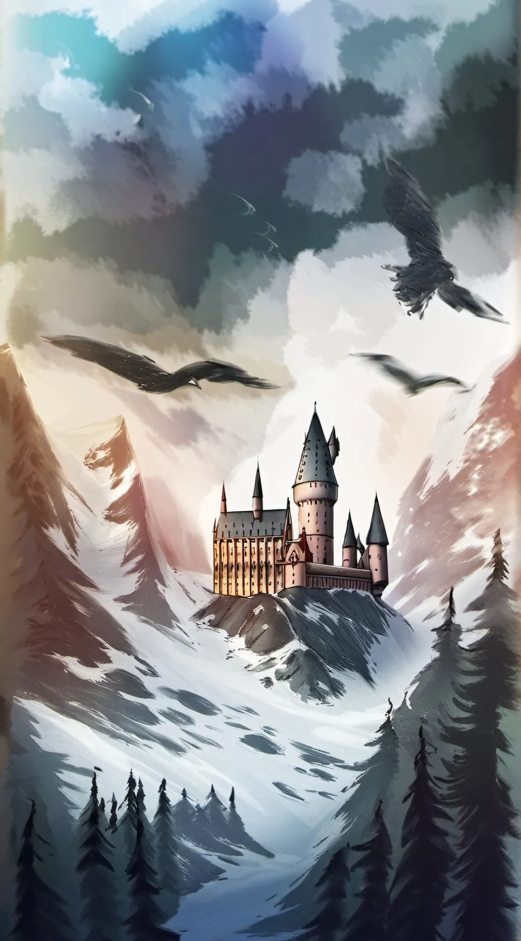 ai character: Hogworts background