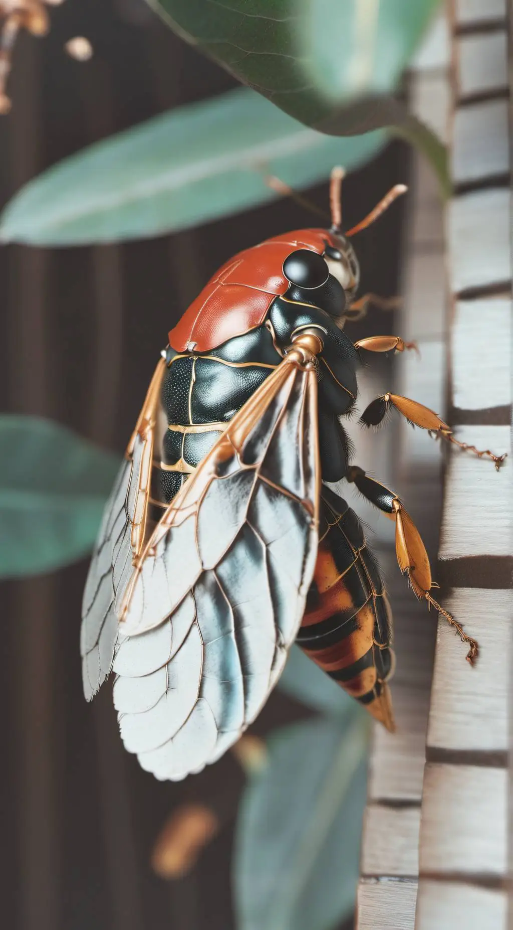 ai character: Baby Cicada background