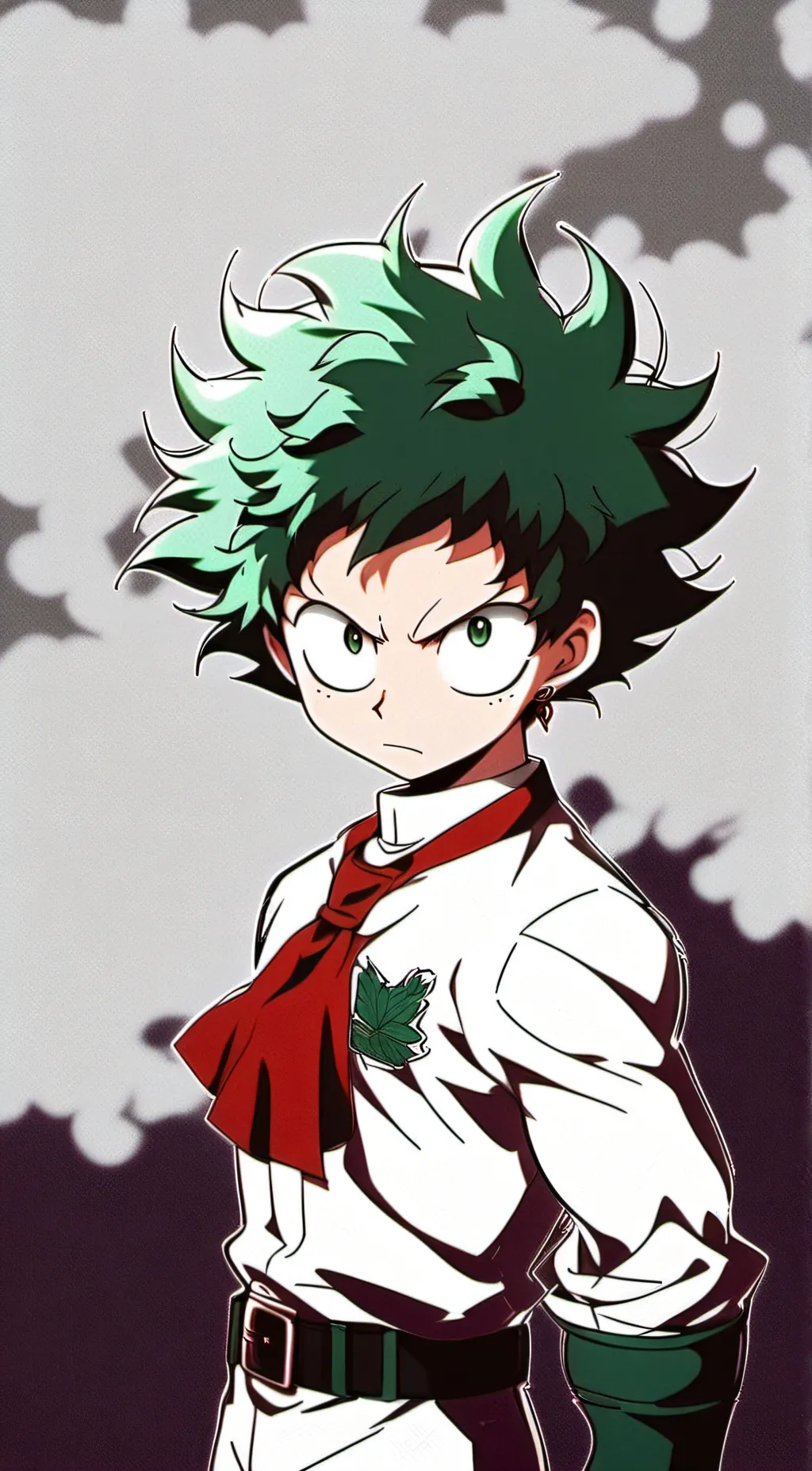 ai character: Deku  background