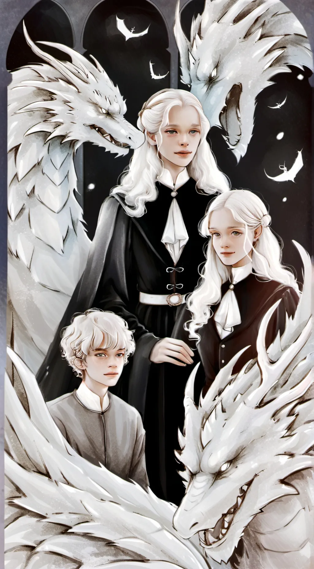 ai character: Targaryen Triplets background